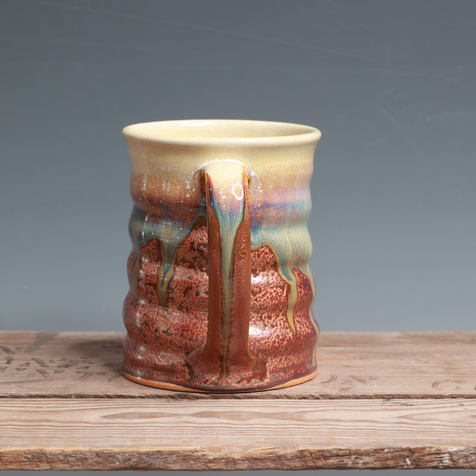 Alabaster over Copper Float Mug - 14-15 oz.