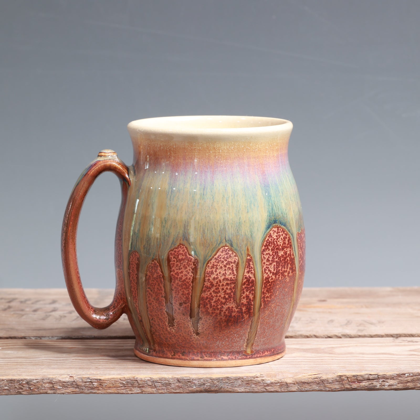 Alabaster over Copper Float Mug - 18 oz.