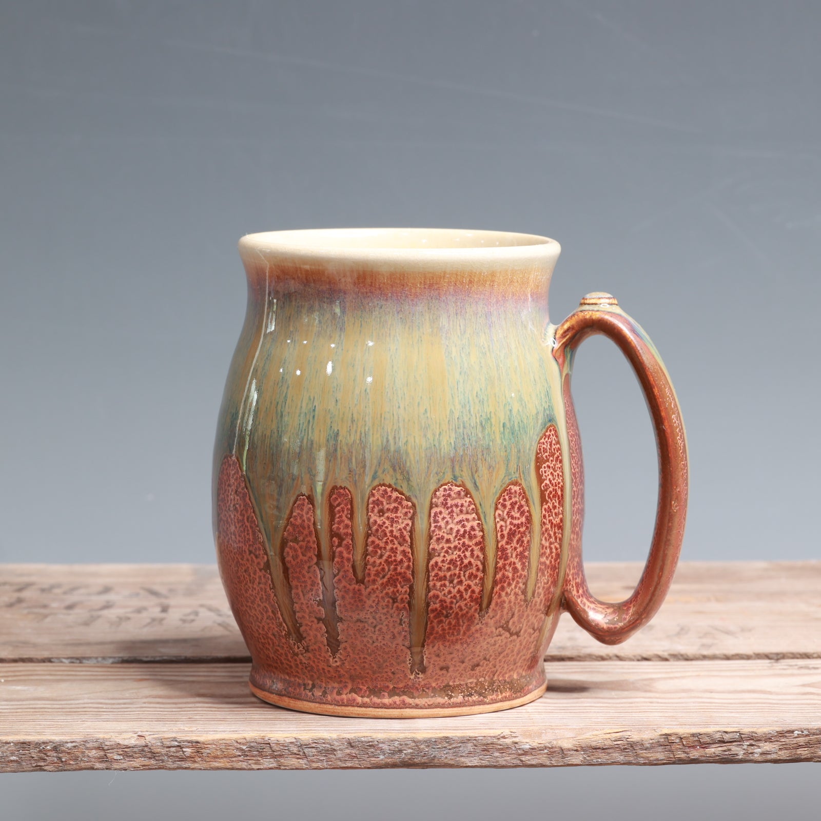 Alabaster over Copper Float Mug - 18 oz.
