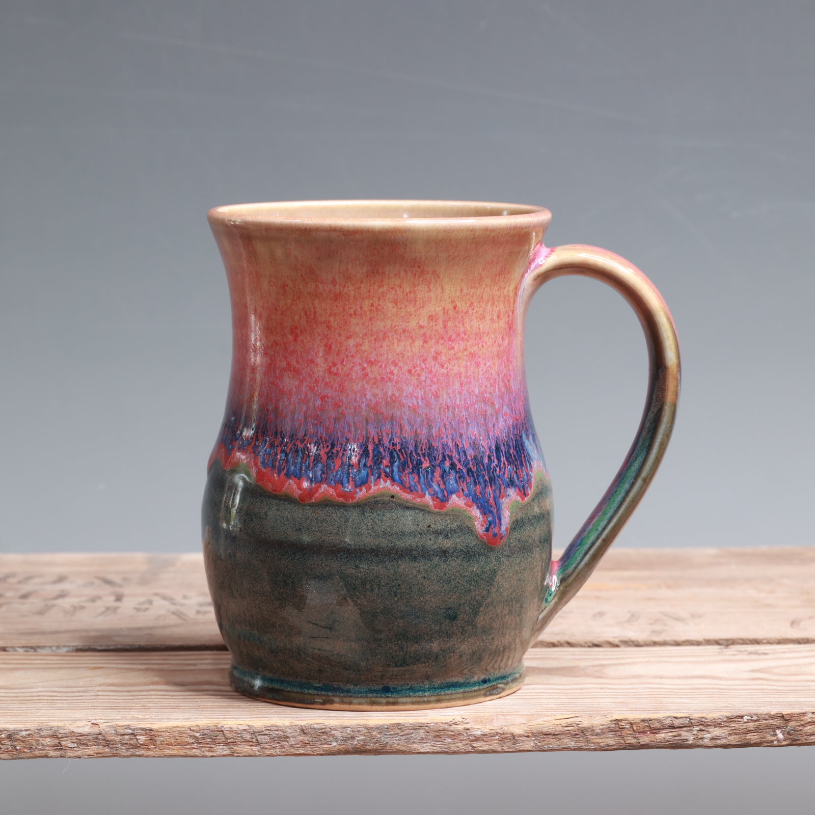 Raspberry Mist and Blue Surf Mug - 15-17 oz.