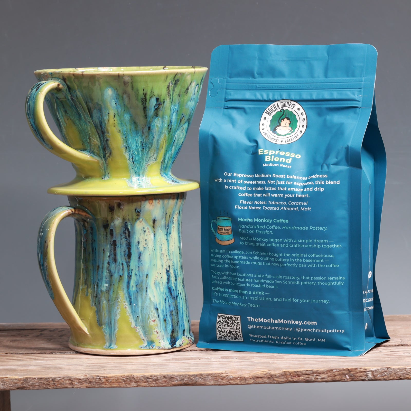 Pour-over Package (Coffee, Pour-over, and Mug Set) - Espresso Medium Roast