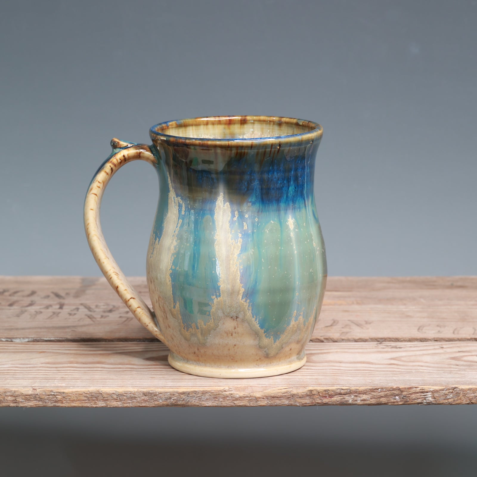 Midnight Rain over Winter wood Mug - 15 oz.