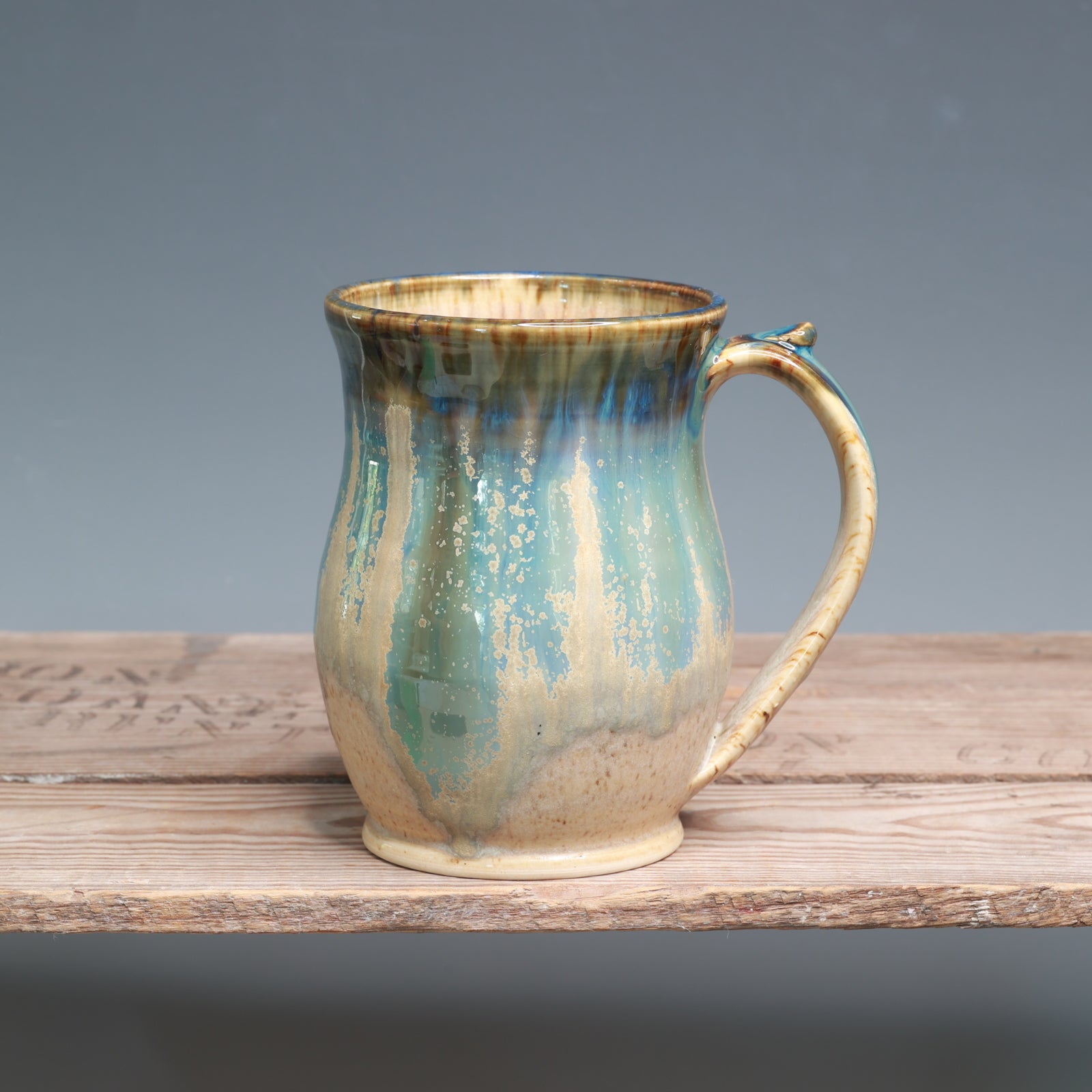 Midnight Rain over Winter wood Mug - 15 oz.