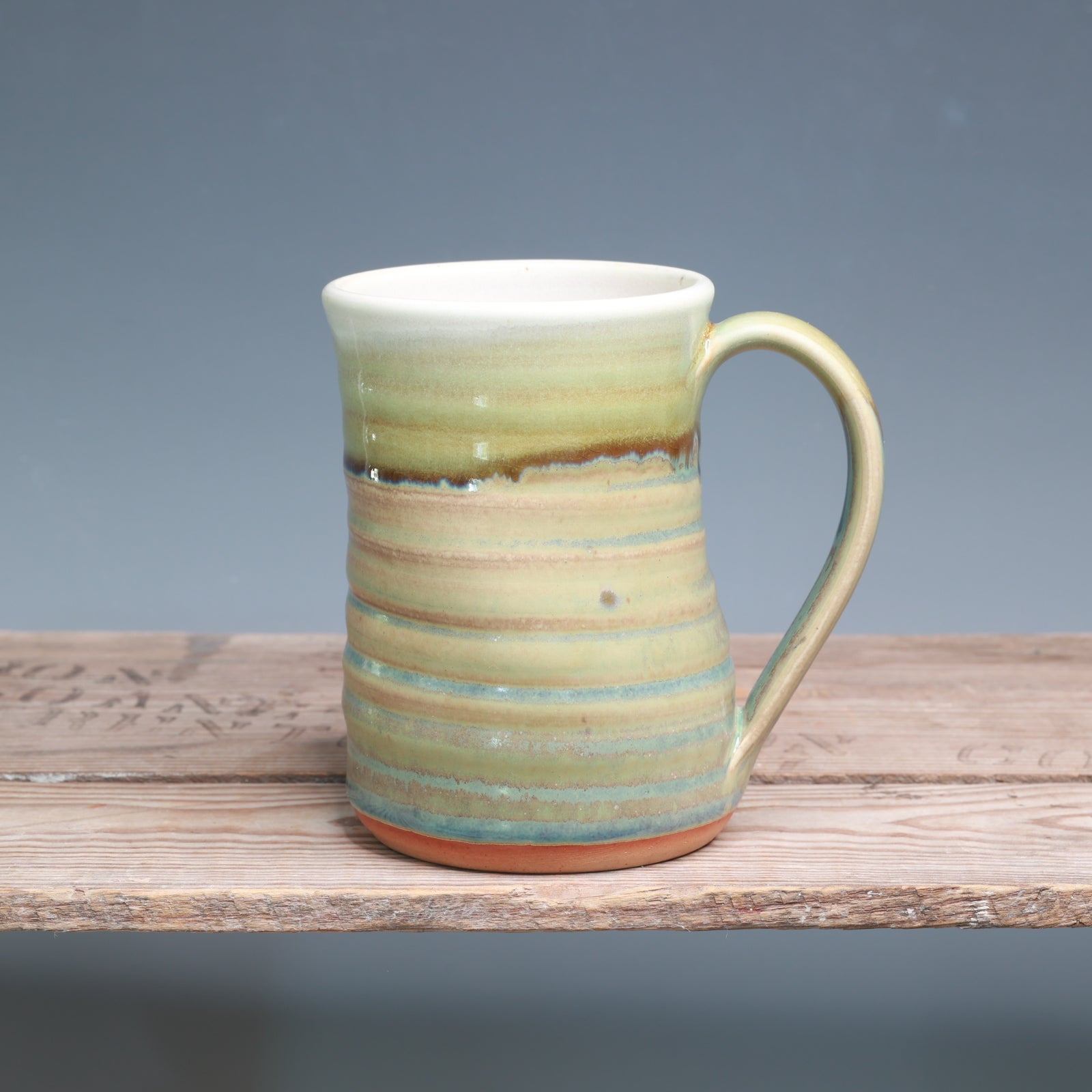Alabaster over Green Tea Mug - 16 oz.