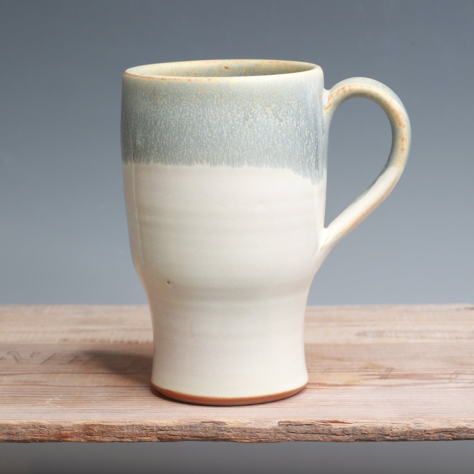 Blue Ash over Salt Mug - 18 oz.