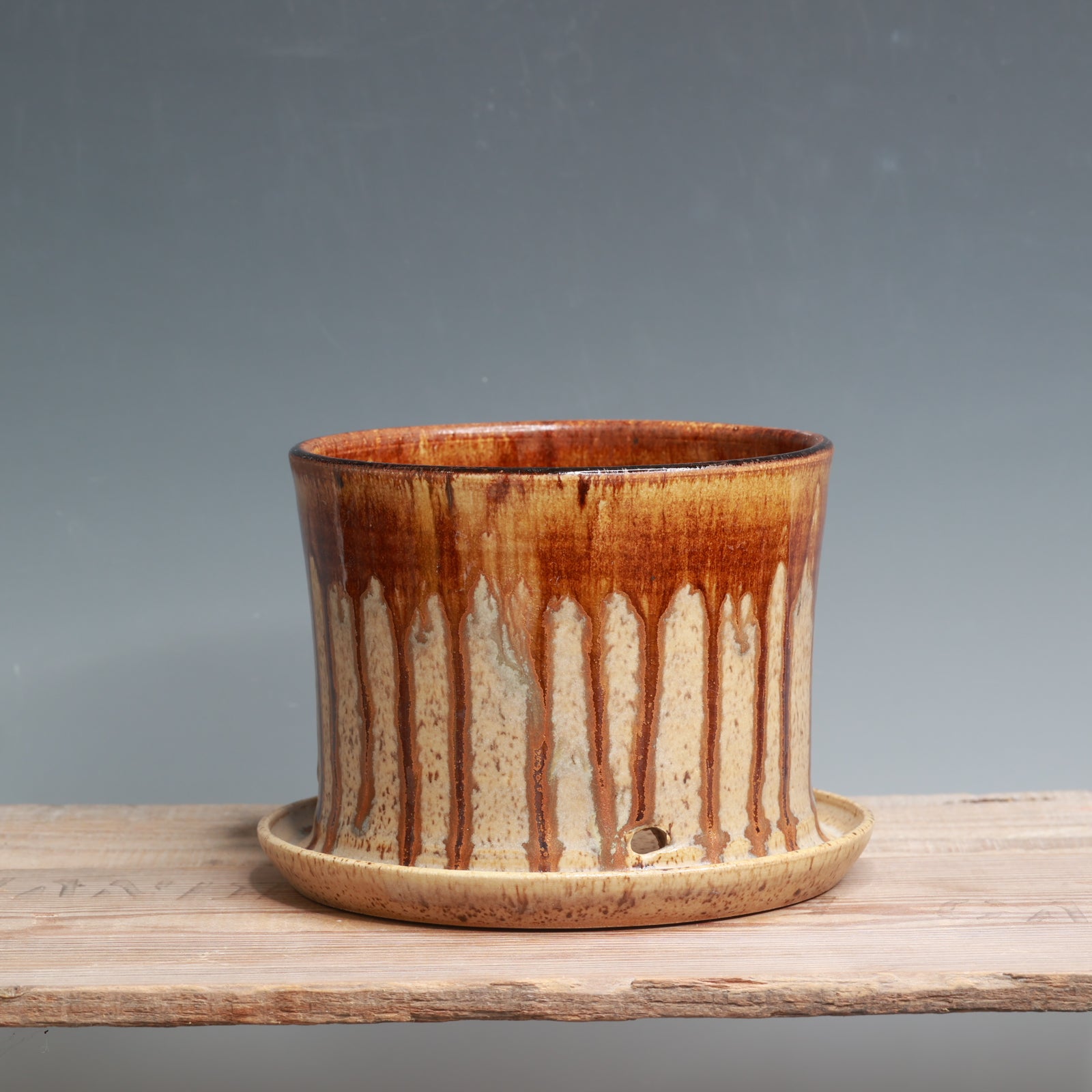 Copper over Sandstone Planter