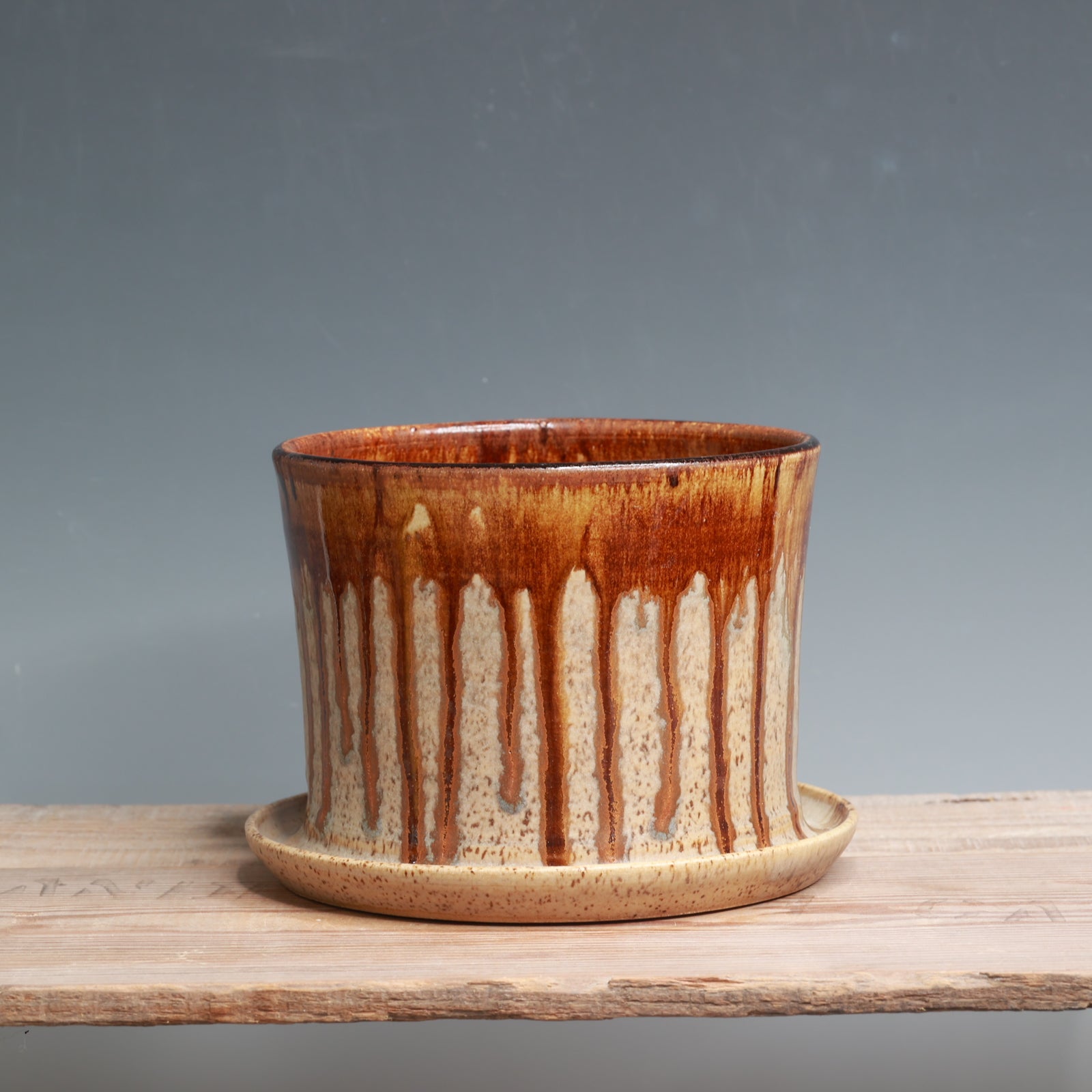 Copper over Sandstone Planter