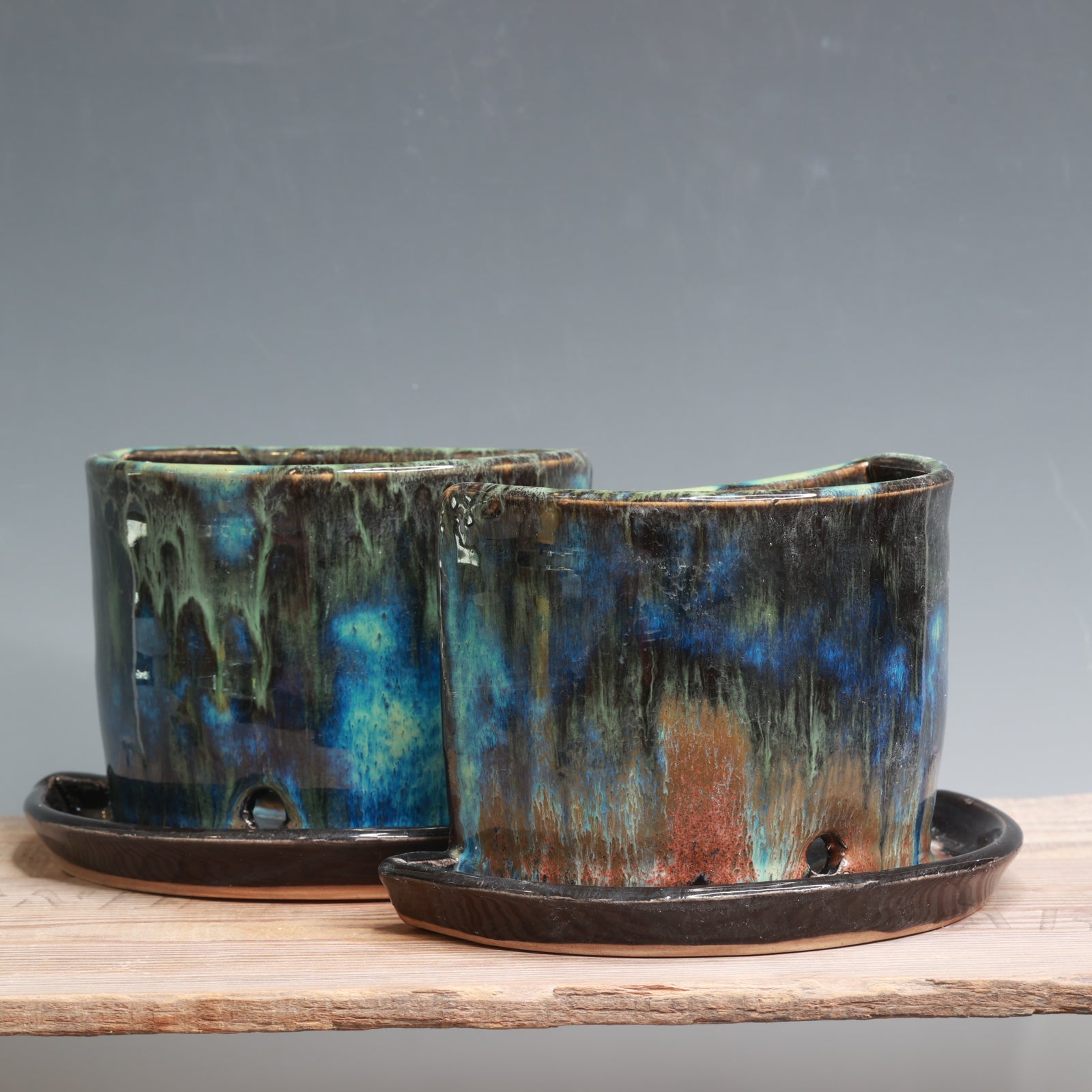 Northern Lights Bookend Planters