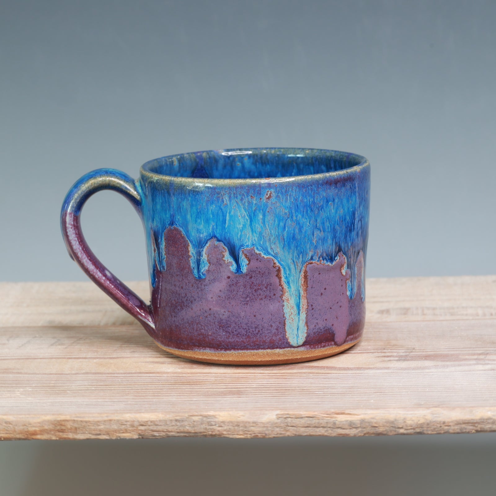 Aurora Green over Passion flower Mug - 13 oz.