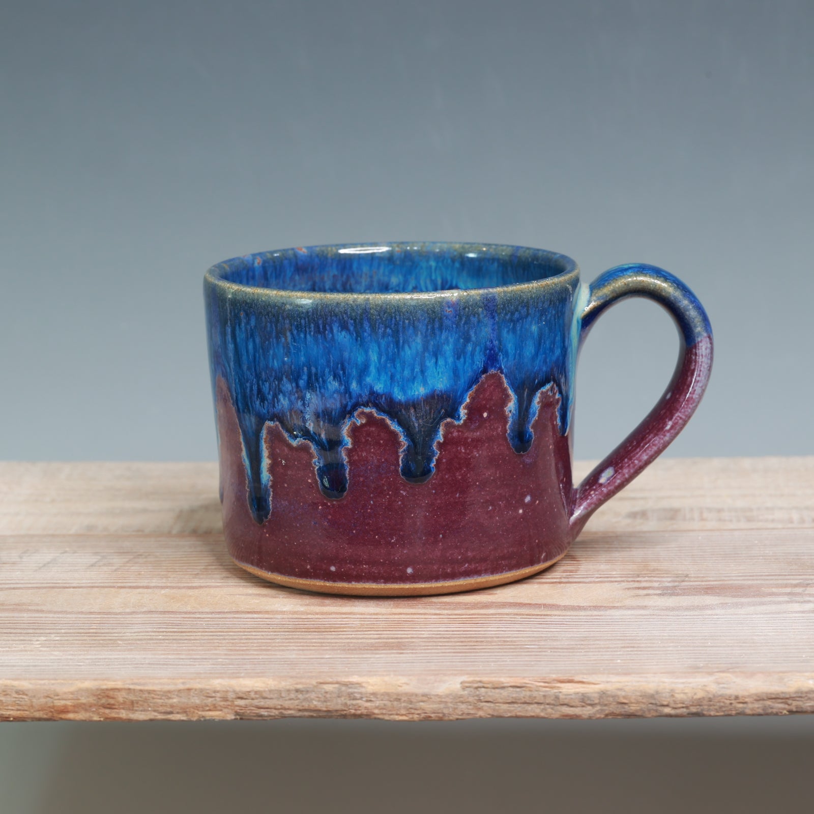 Aurora Green over Passion flower Mug - 13 oz.