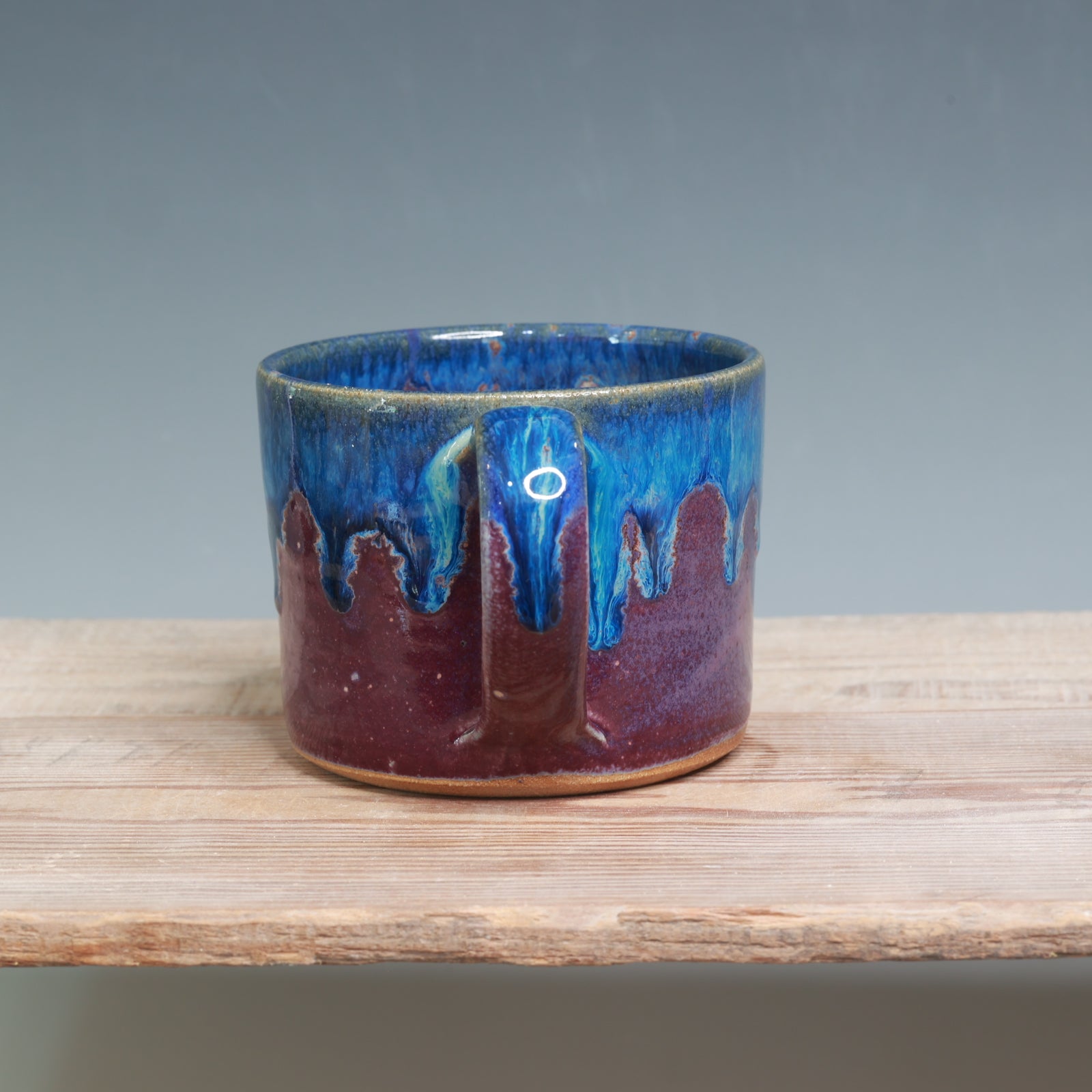 Aurora Green over Passion flower Mug - 13 oz.