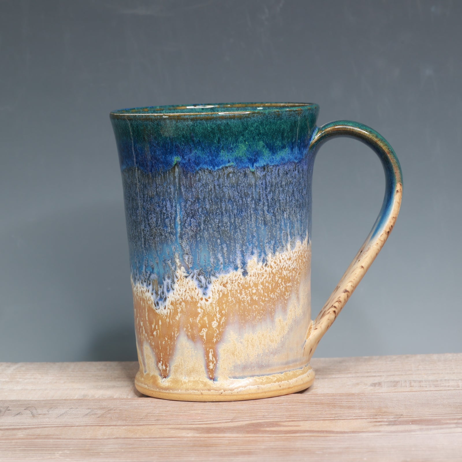 Blue Surf over Sandstone Mug - 21-24 oz.