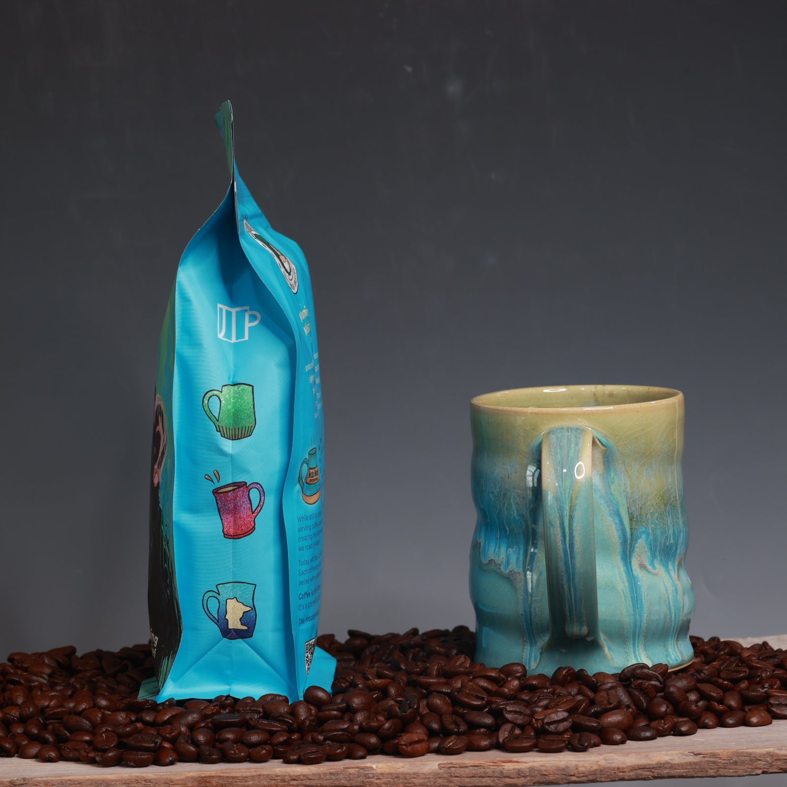 Coffee Beans and Mug Bundle - Morning Mischief Light Roast