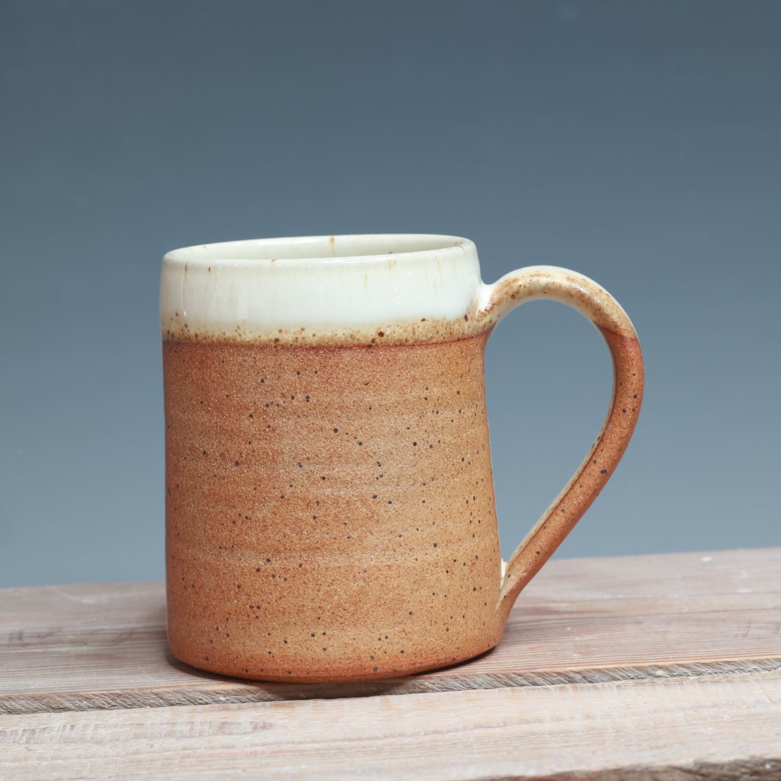 Half Salt and Half Bare Speckled Clay 15-16 oz.