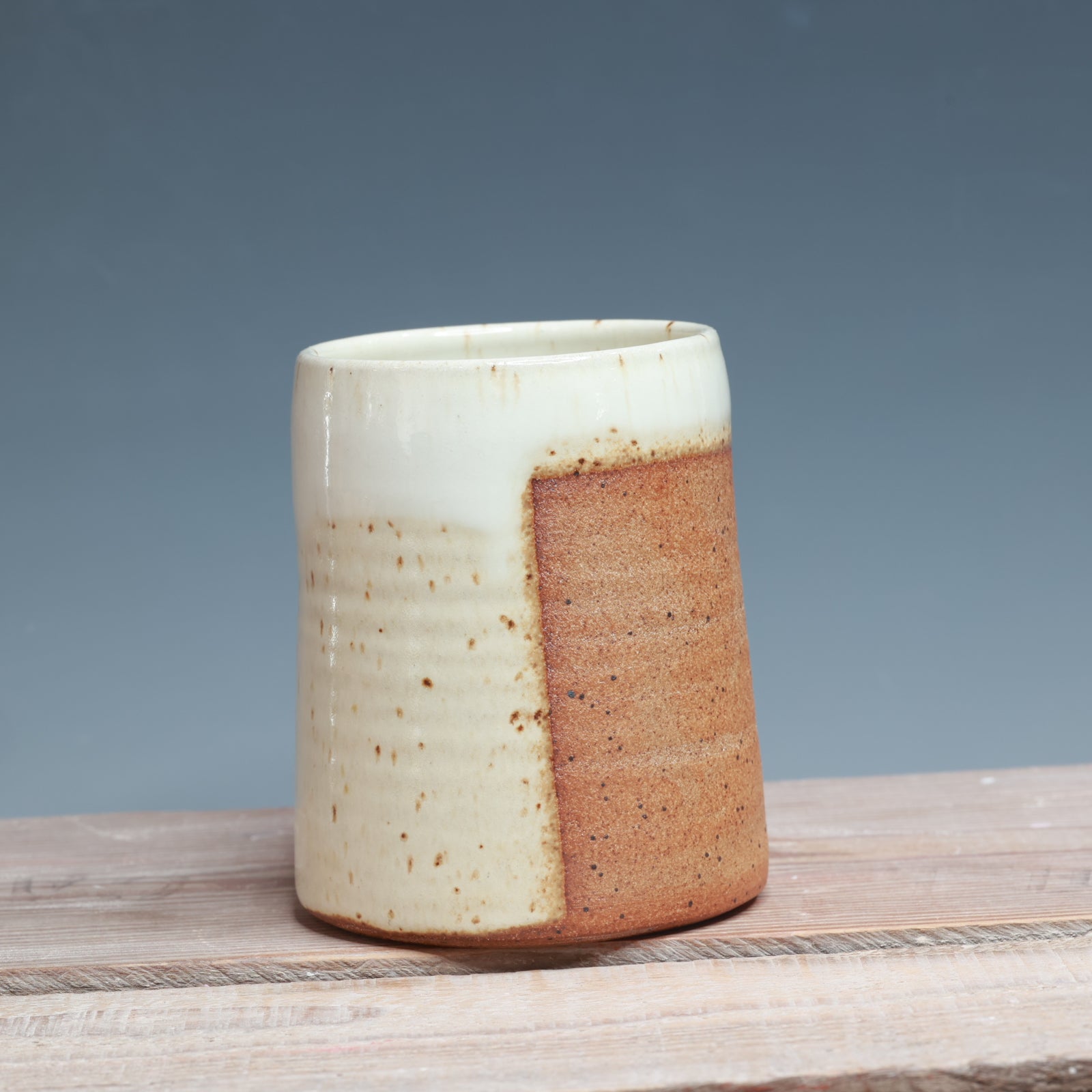 Half Salt and Half Bare Speckled Clay 15-16 oz.