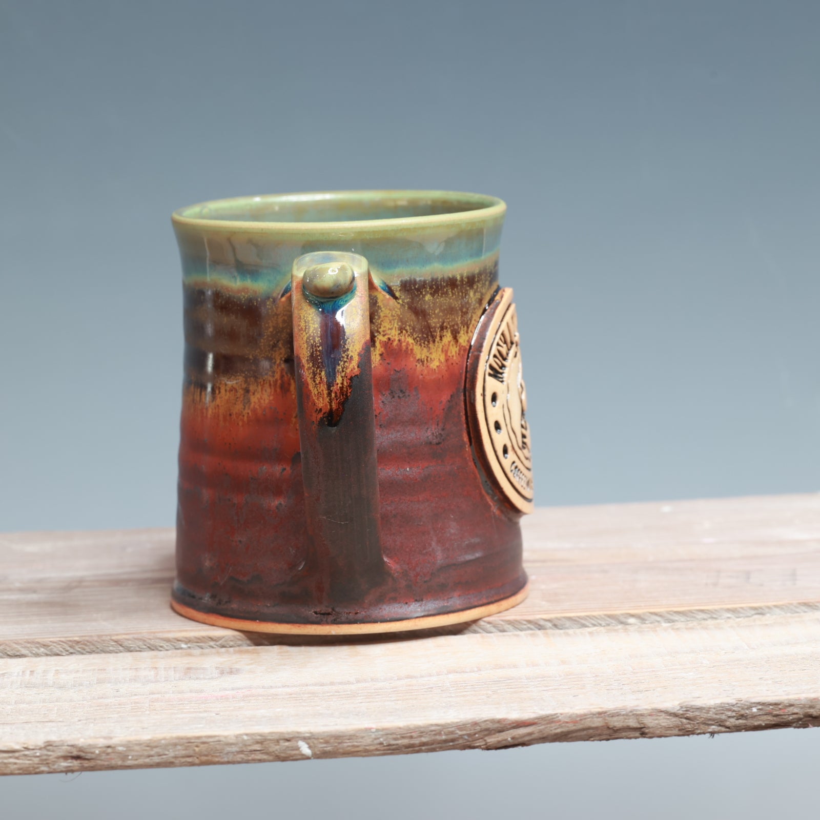 Desert Sunset Mocha Monkey Logo Mug 13-14 oz.