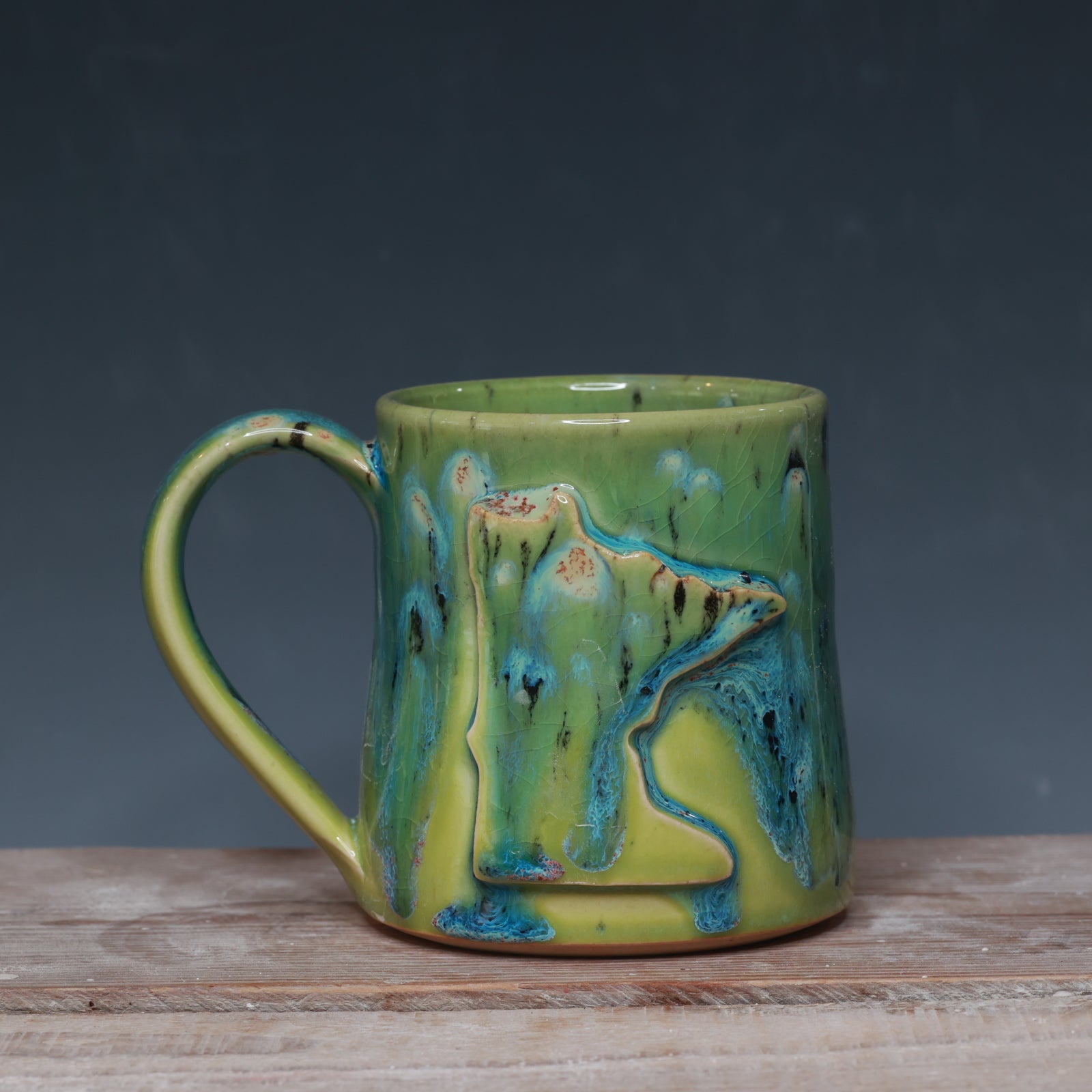 Green Opal MN mug 14-15 oz.