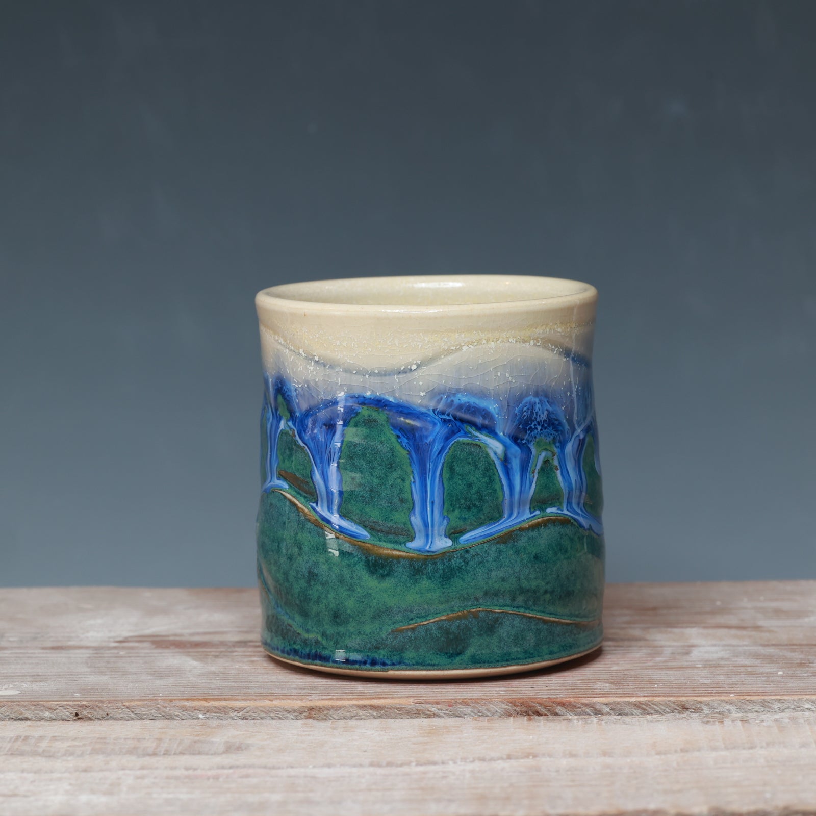Blue Surf mug 12-13 oz.