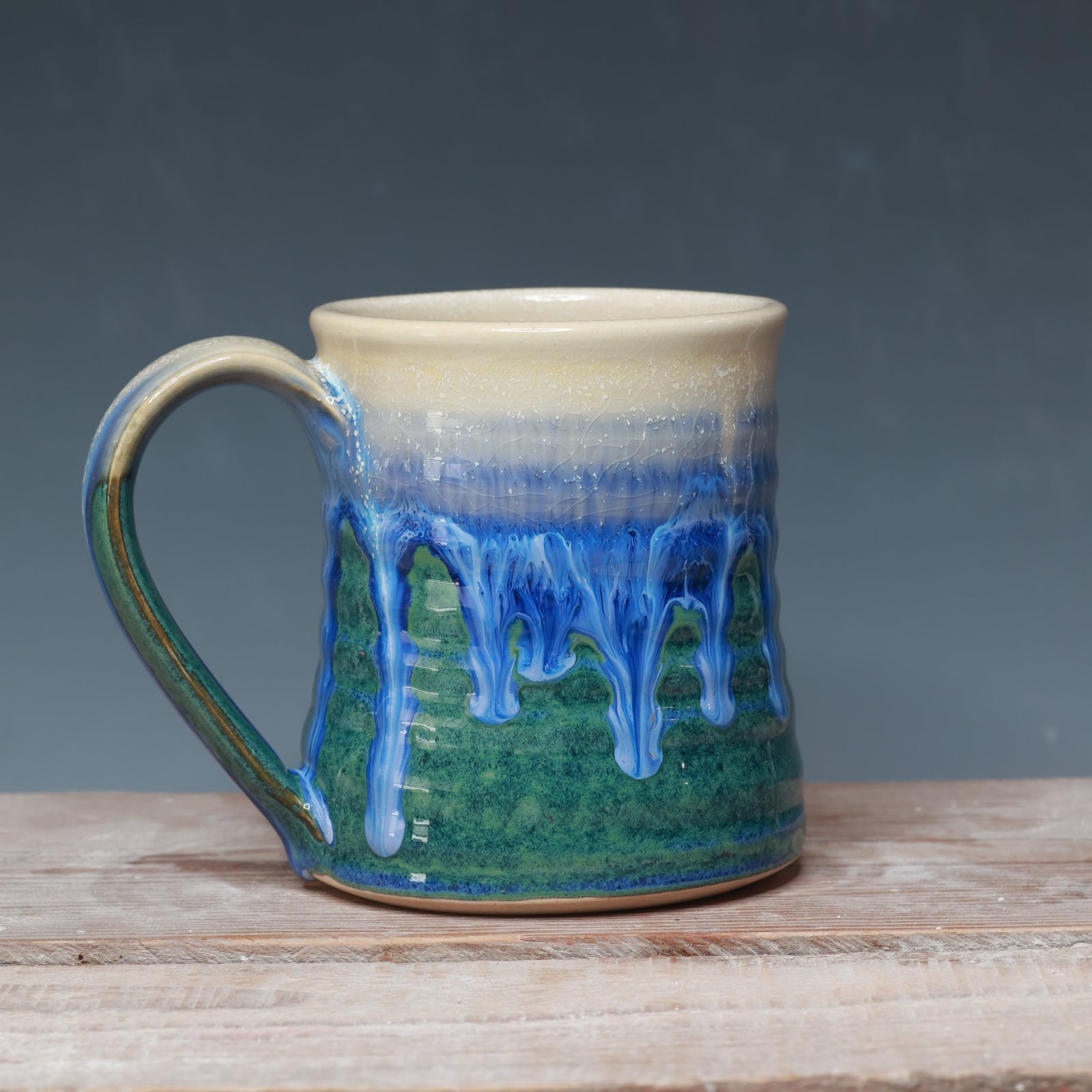 Blue Surf mug 12-13 oz.