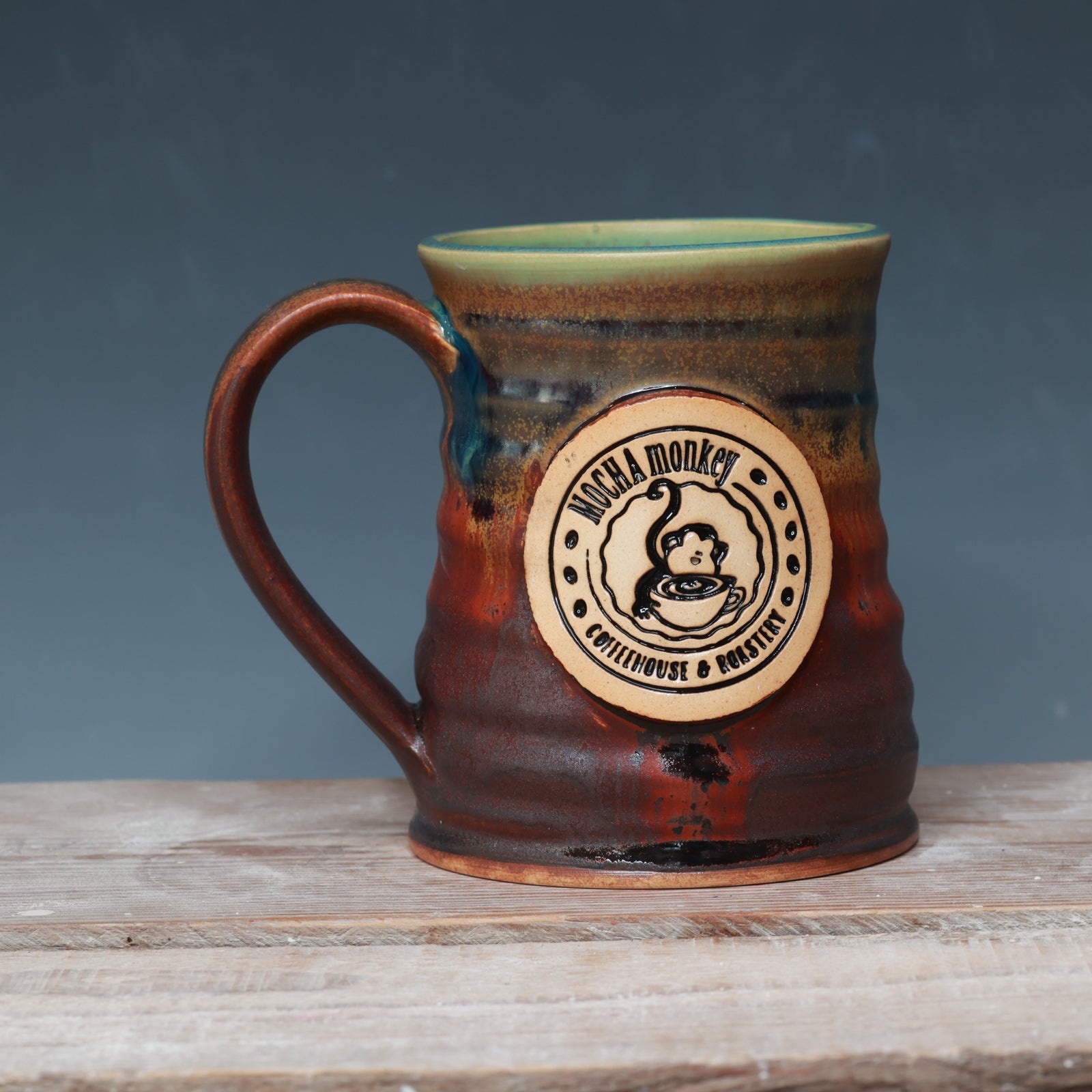 Desert Sunset Mocha Monkey mug 18-19 oz.