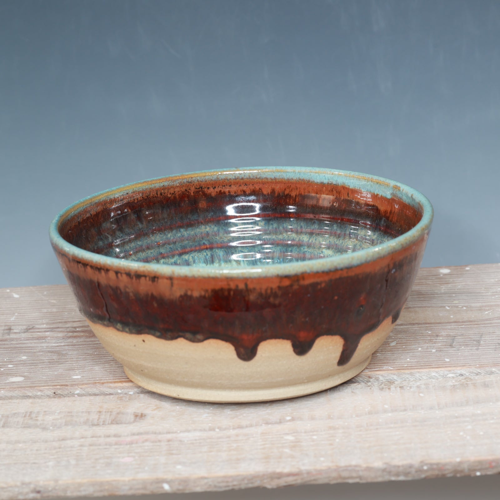 Norse Blue and Copper Bowl