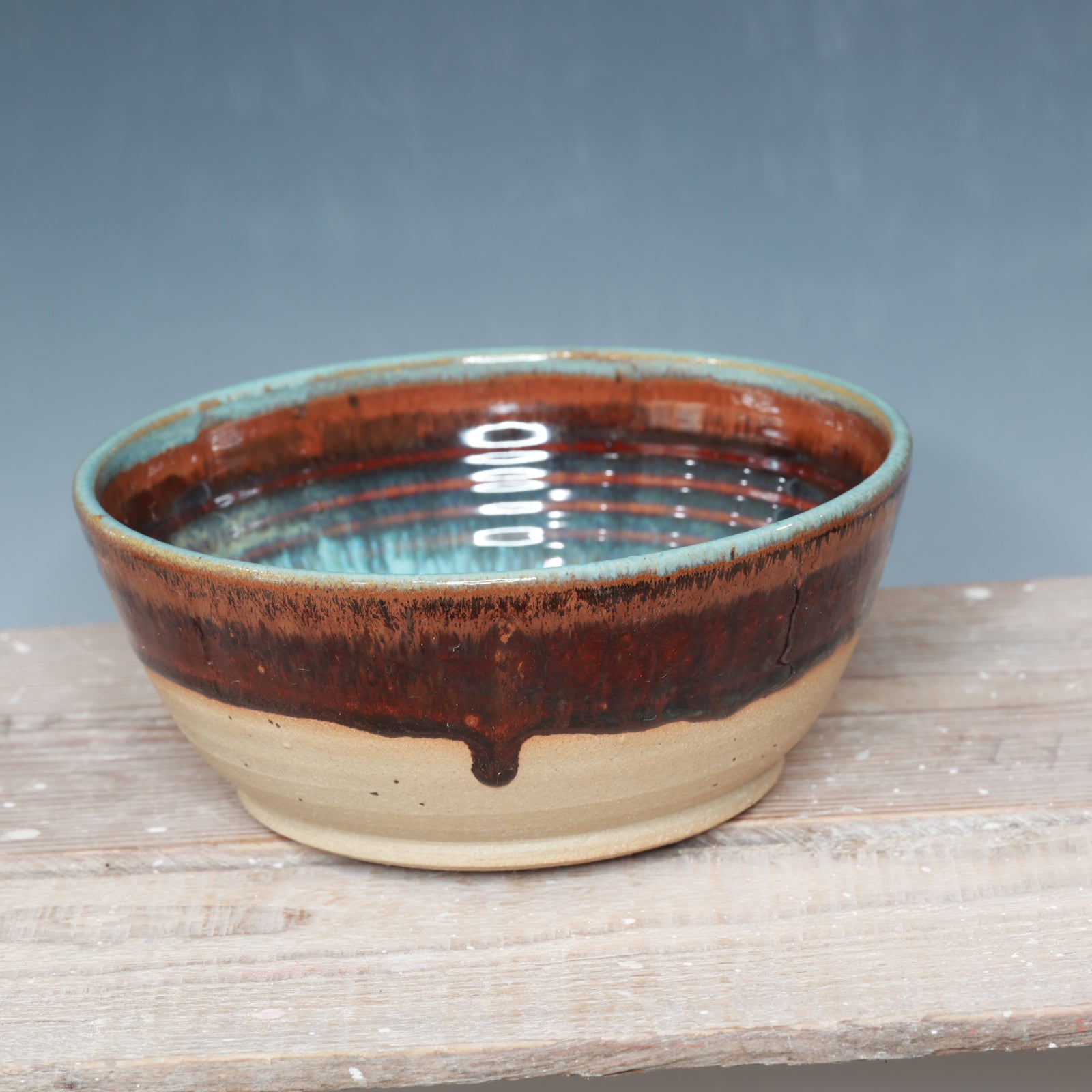 Norse Blue and Copper Bowl