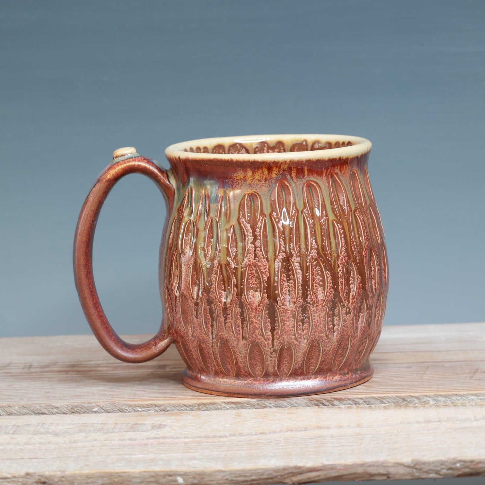 Carved Copper Mule 16 oz.