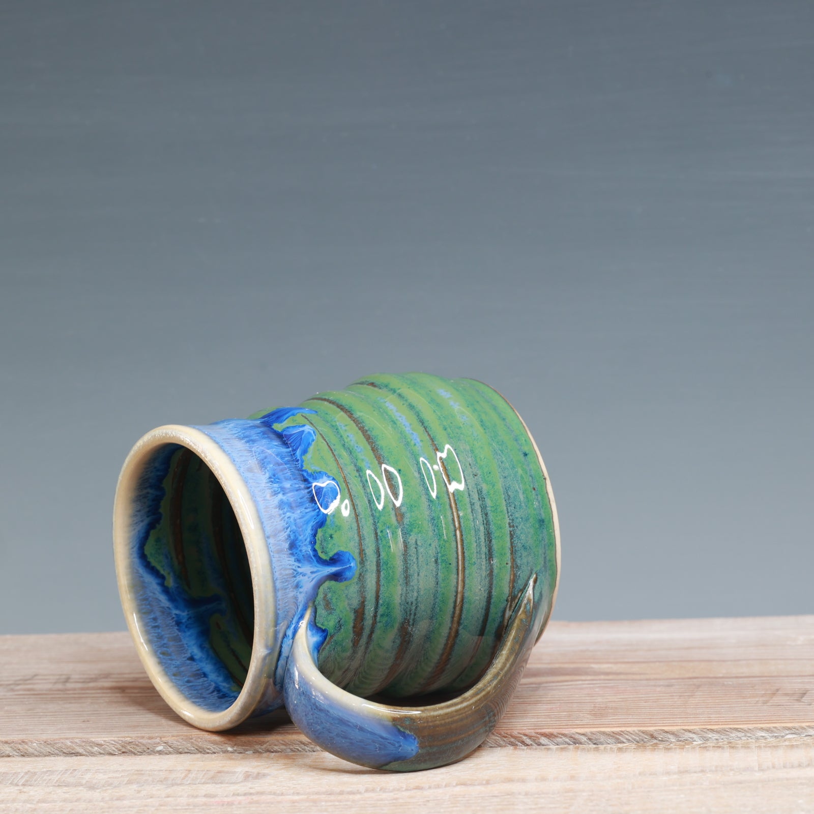 Blue over Green Mug 13 oz.