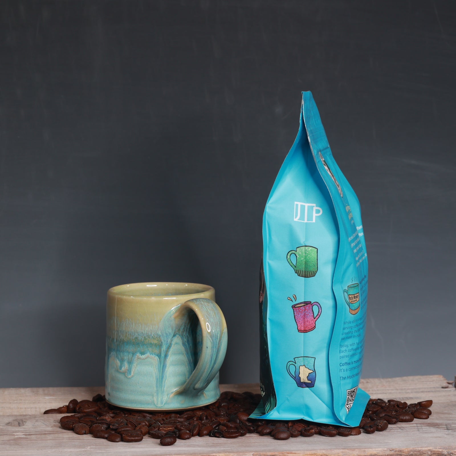 Coffee Beans and Mug Bundle - Morning Mischief Light Roast