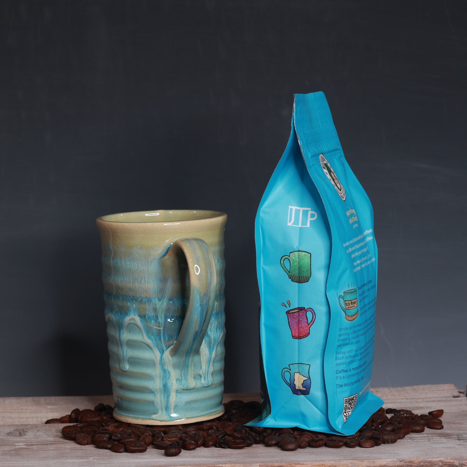 Coffee Beans and Mug Bundle - Morning Mischief Light Roast