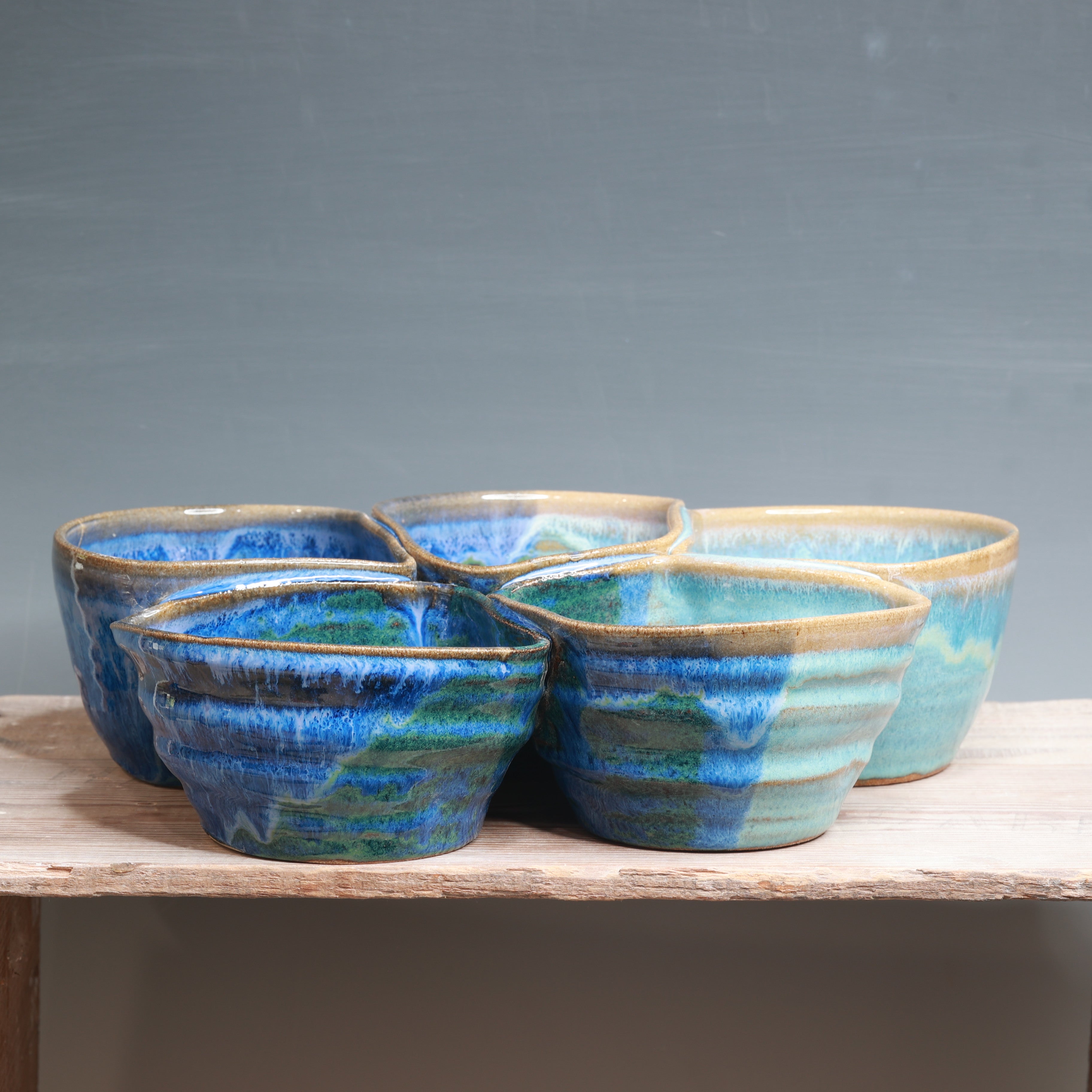 Smash Bowl - 5, Blue surf and Norse Blue