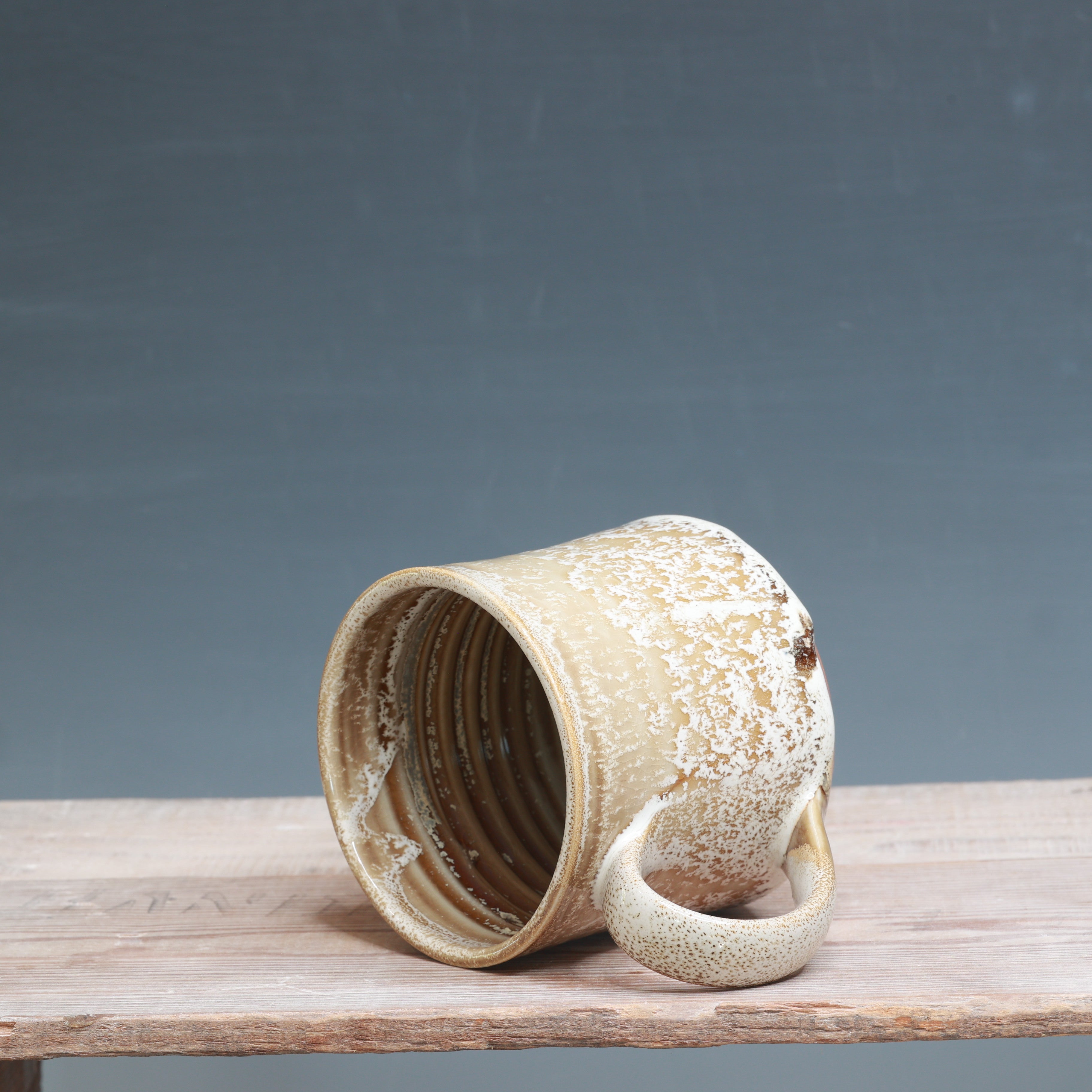 White and Alabaster Mug - 16-17 oz