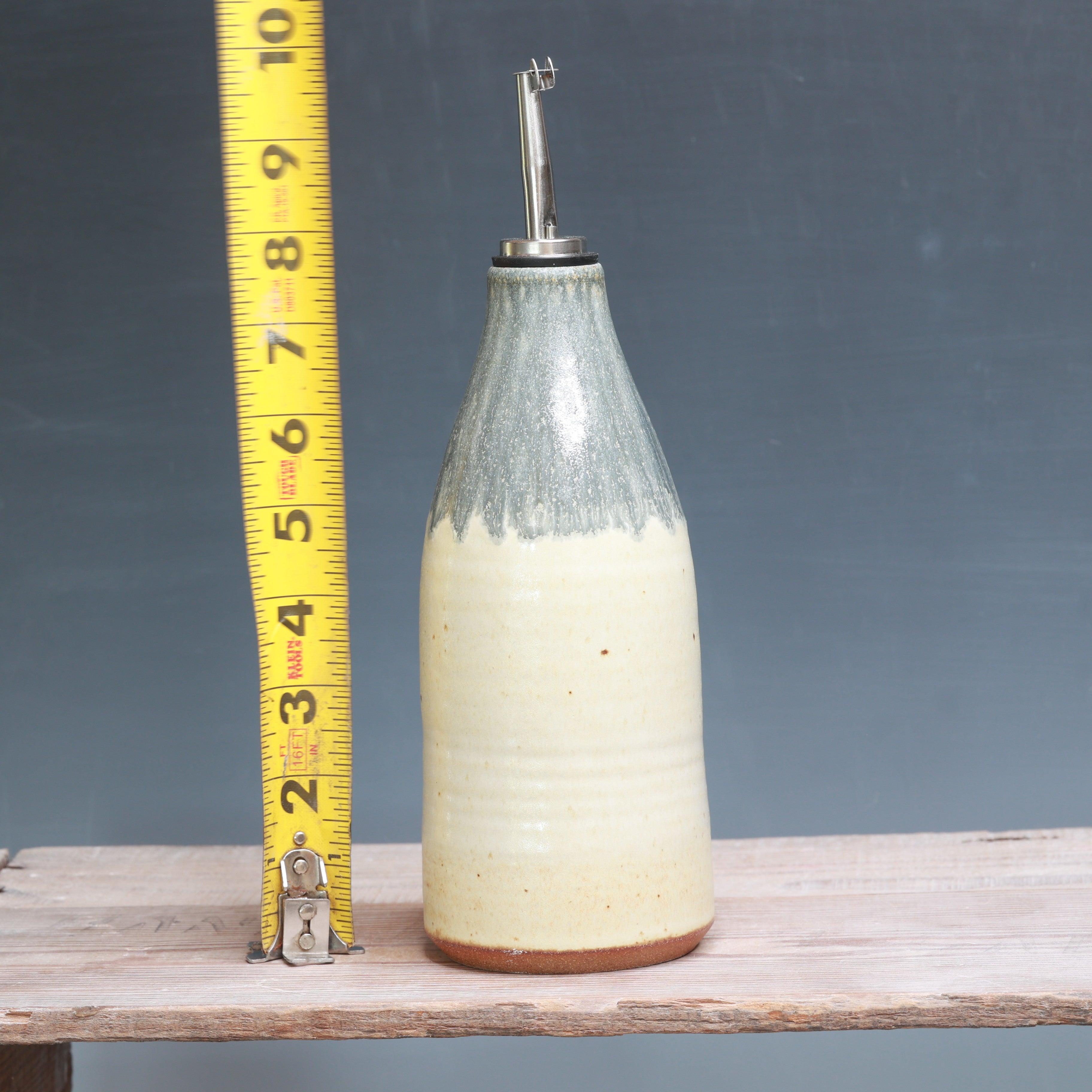Blue Ash and Salt Oil Dispenser