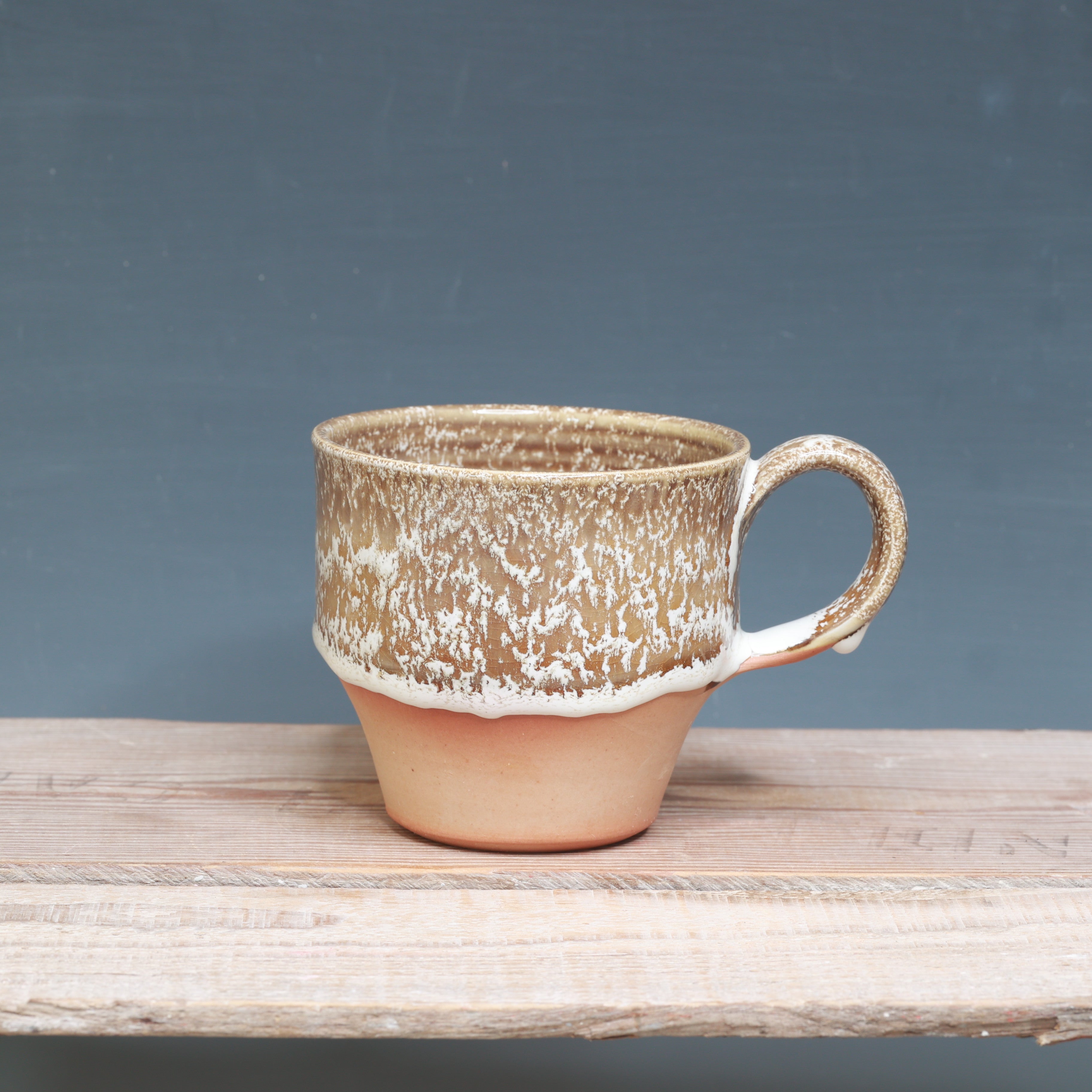 Alabaster and White mug 16-17 oz.