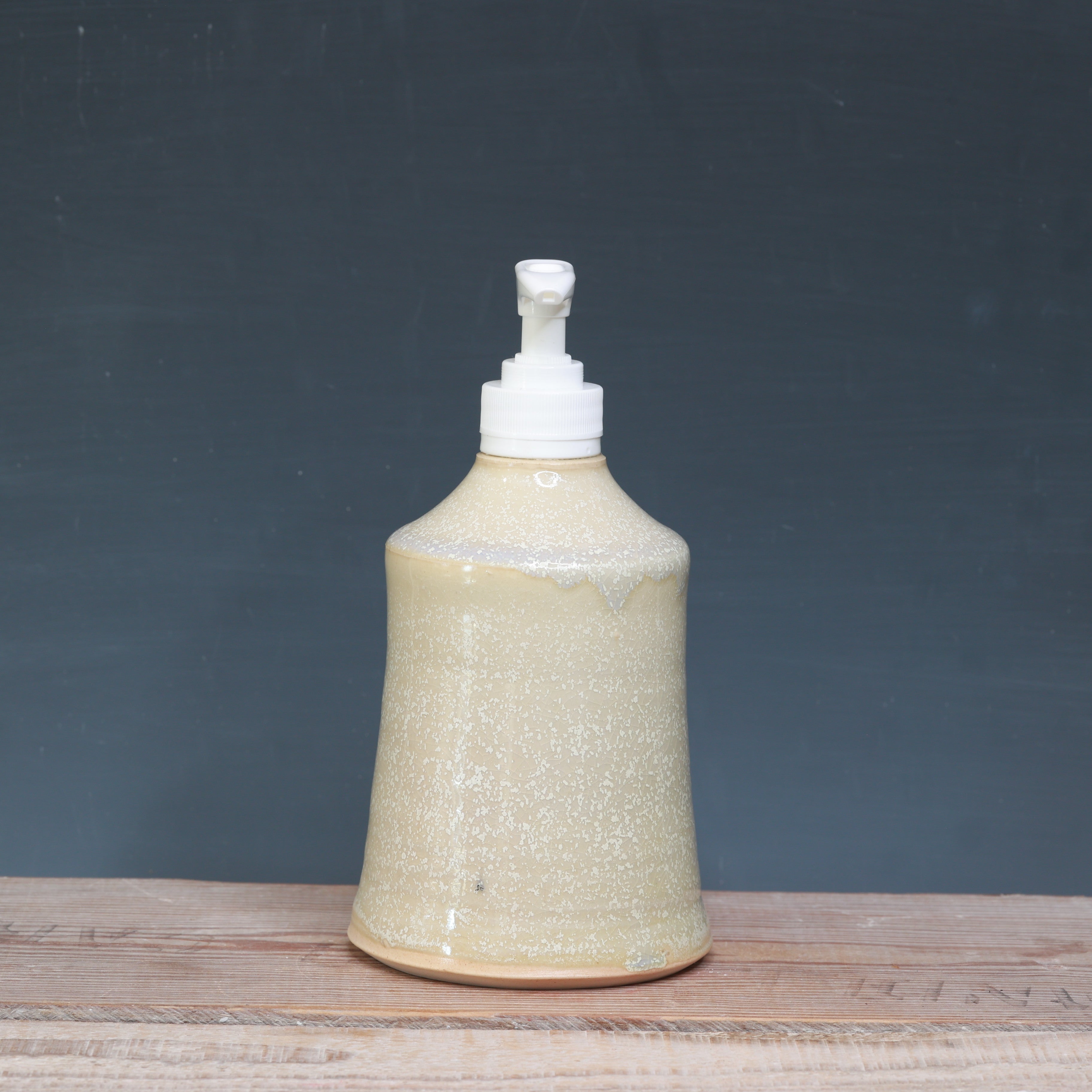 White and Alabaster Soap Dispenser