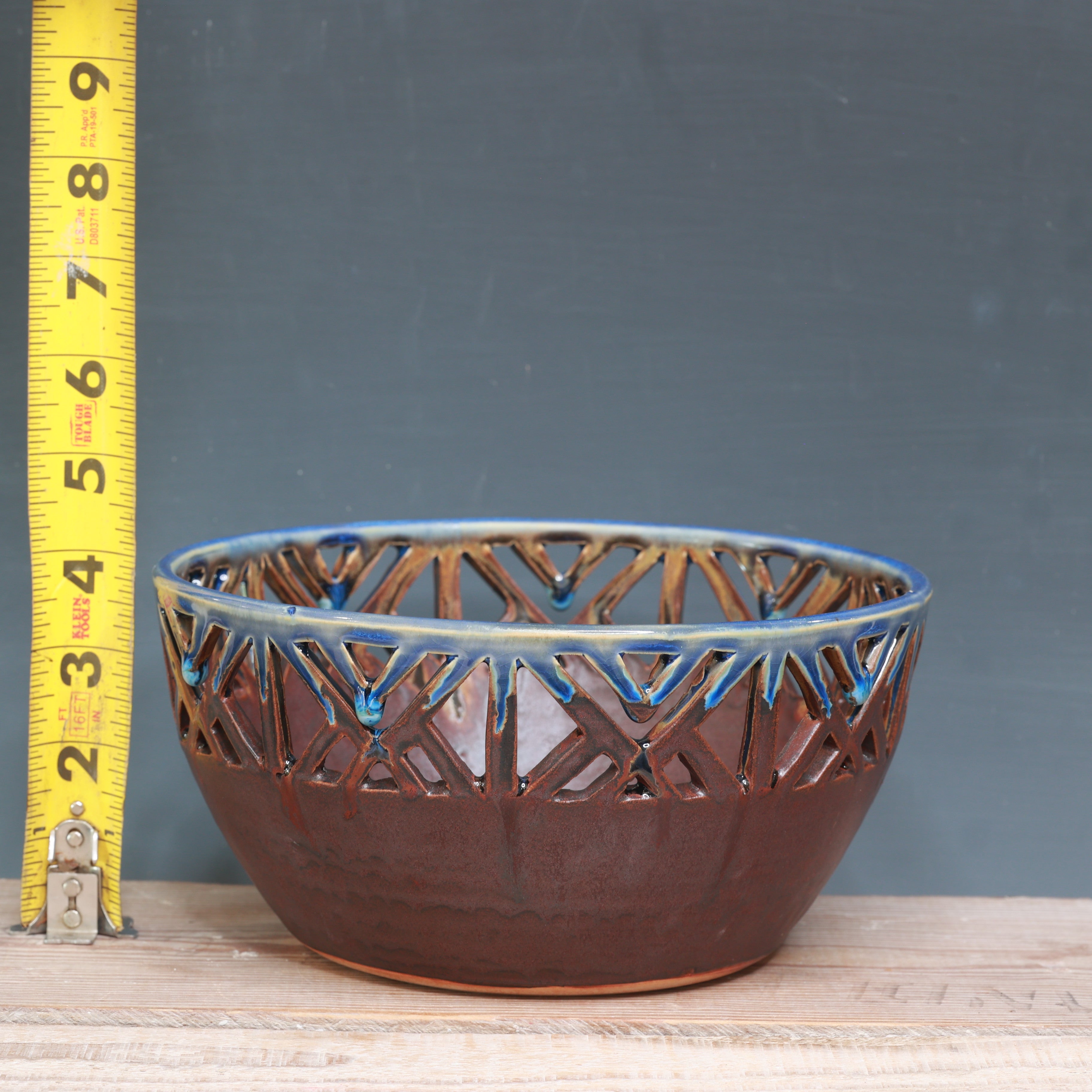Arctic Sunset Carved Bowl