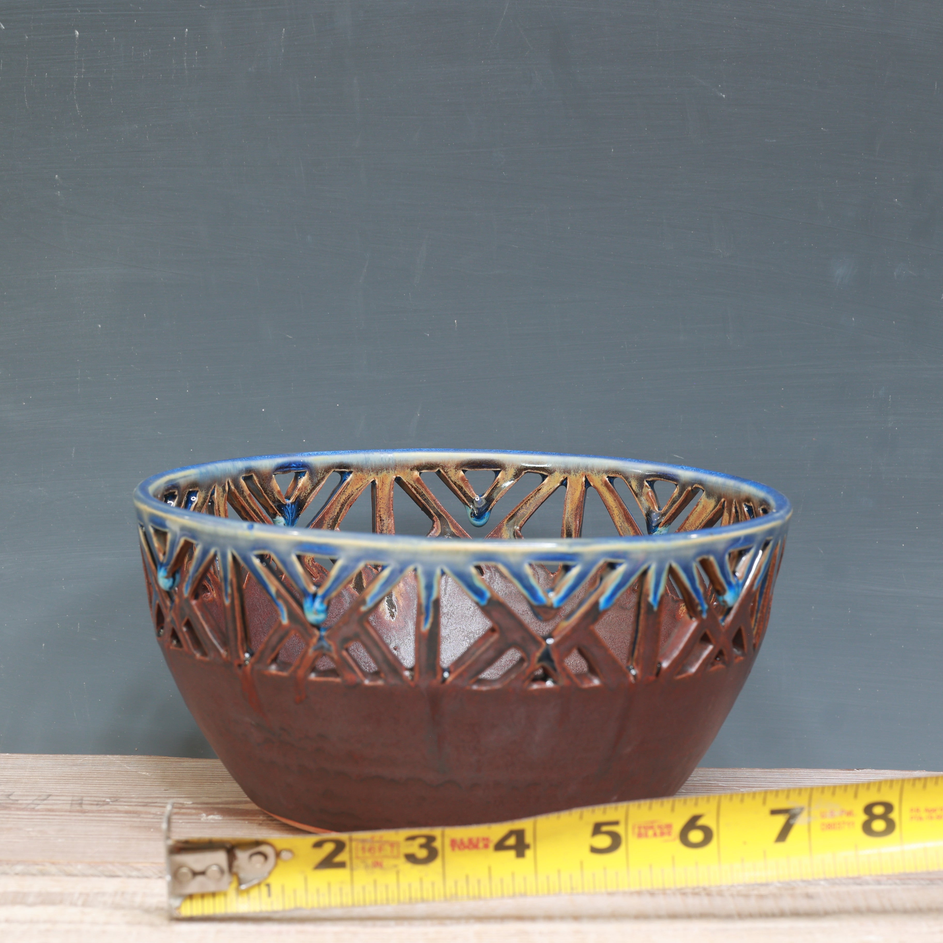 Arctic Sunset Carved Bowl