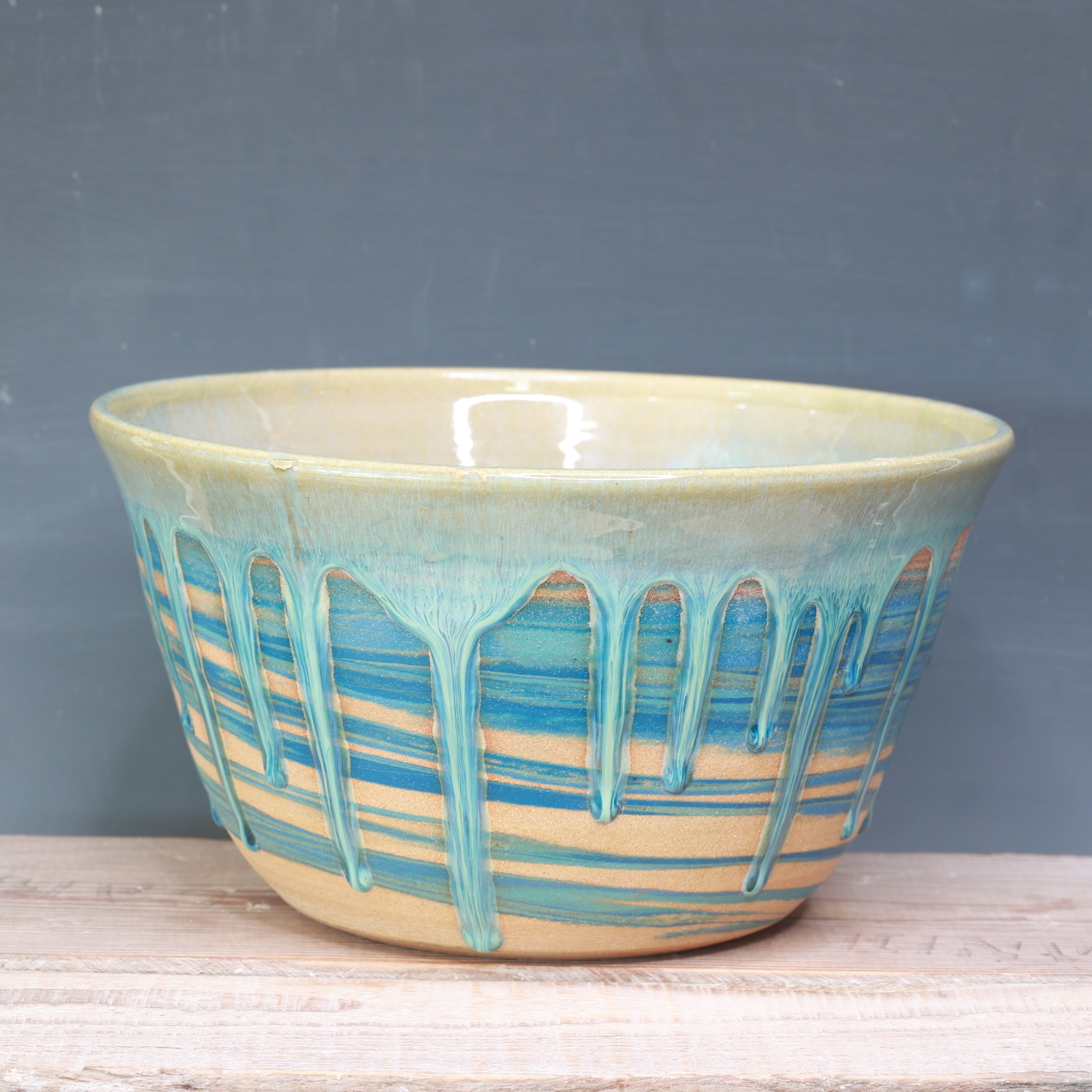 Norse Blue Marbled Bowl