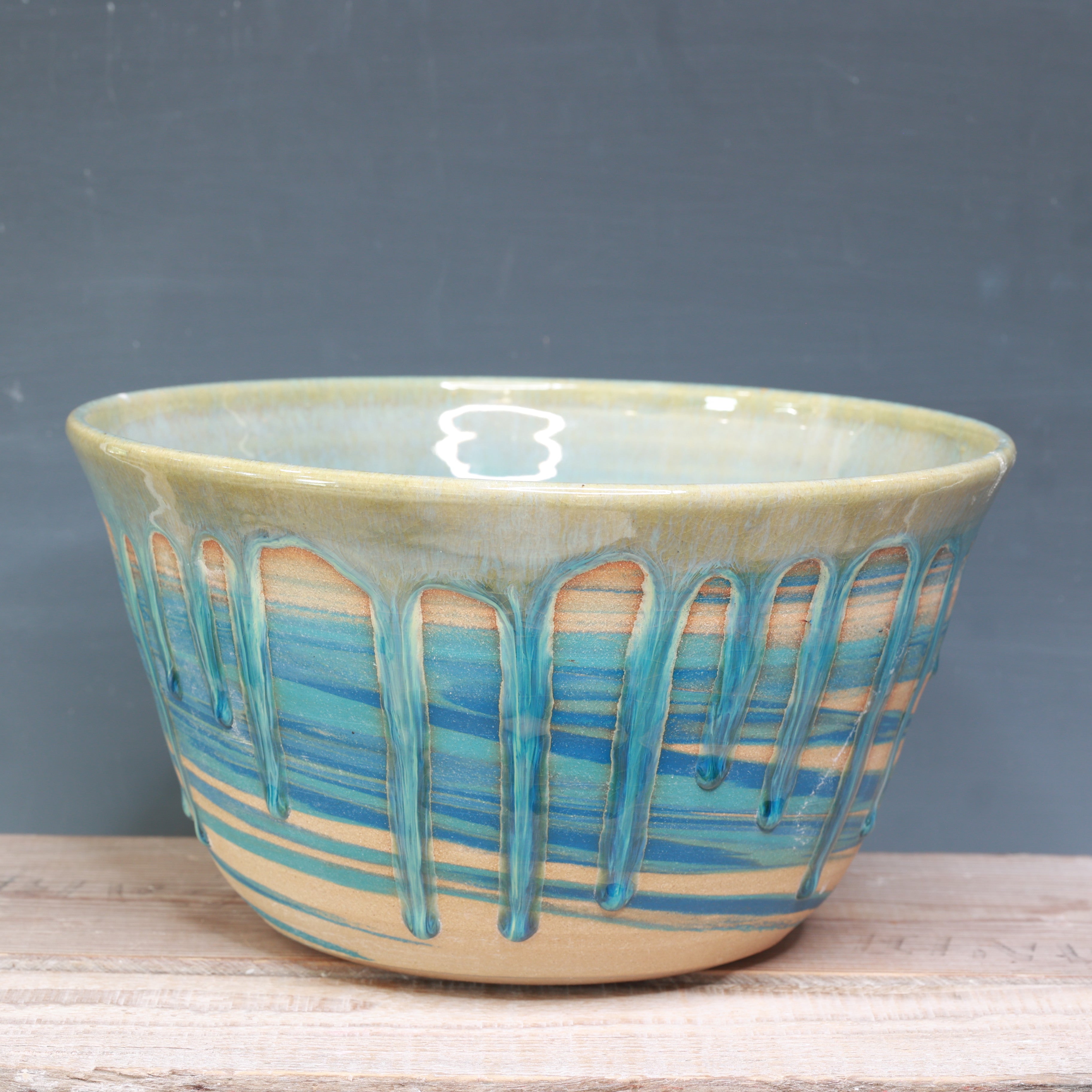 Norse Blue Marbled Bowl