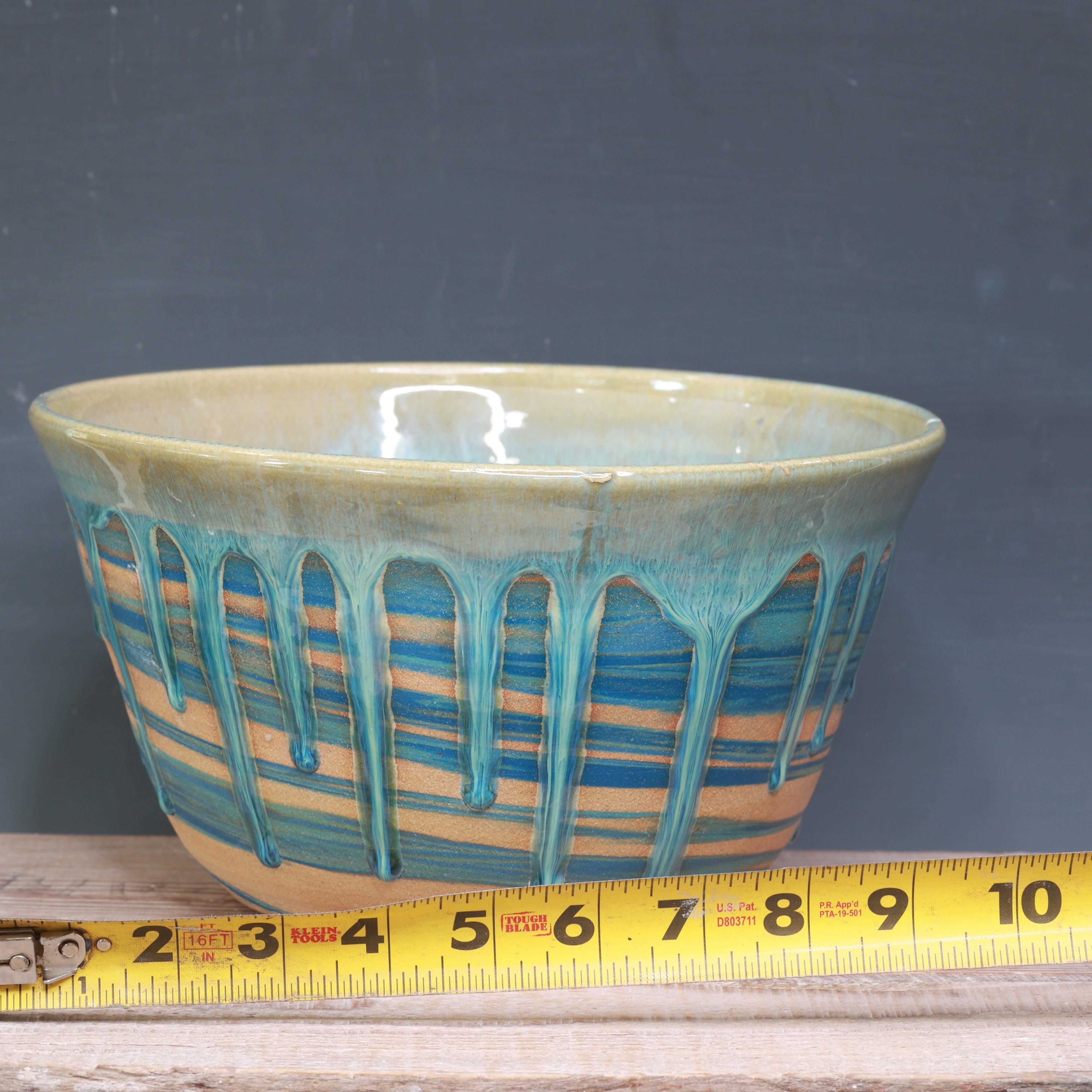 Norse Blue Marbled Bowl
