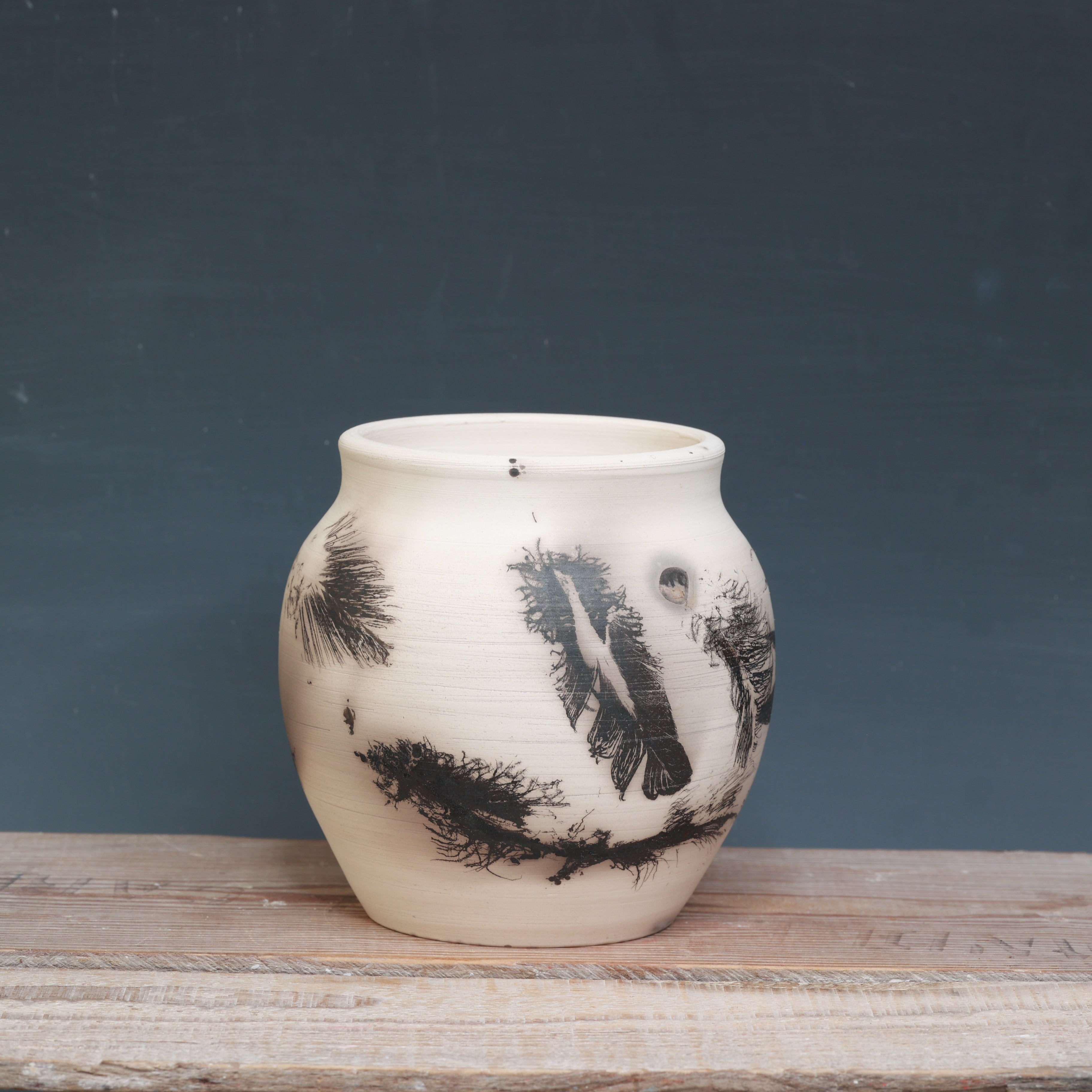 Raku Vase