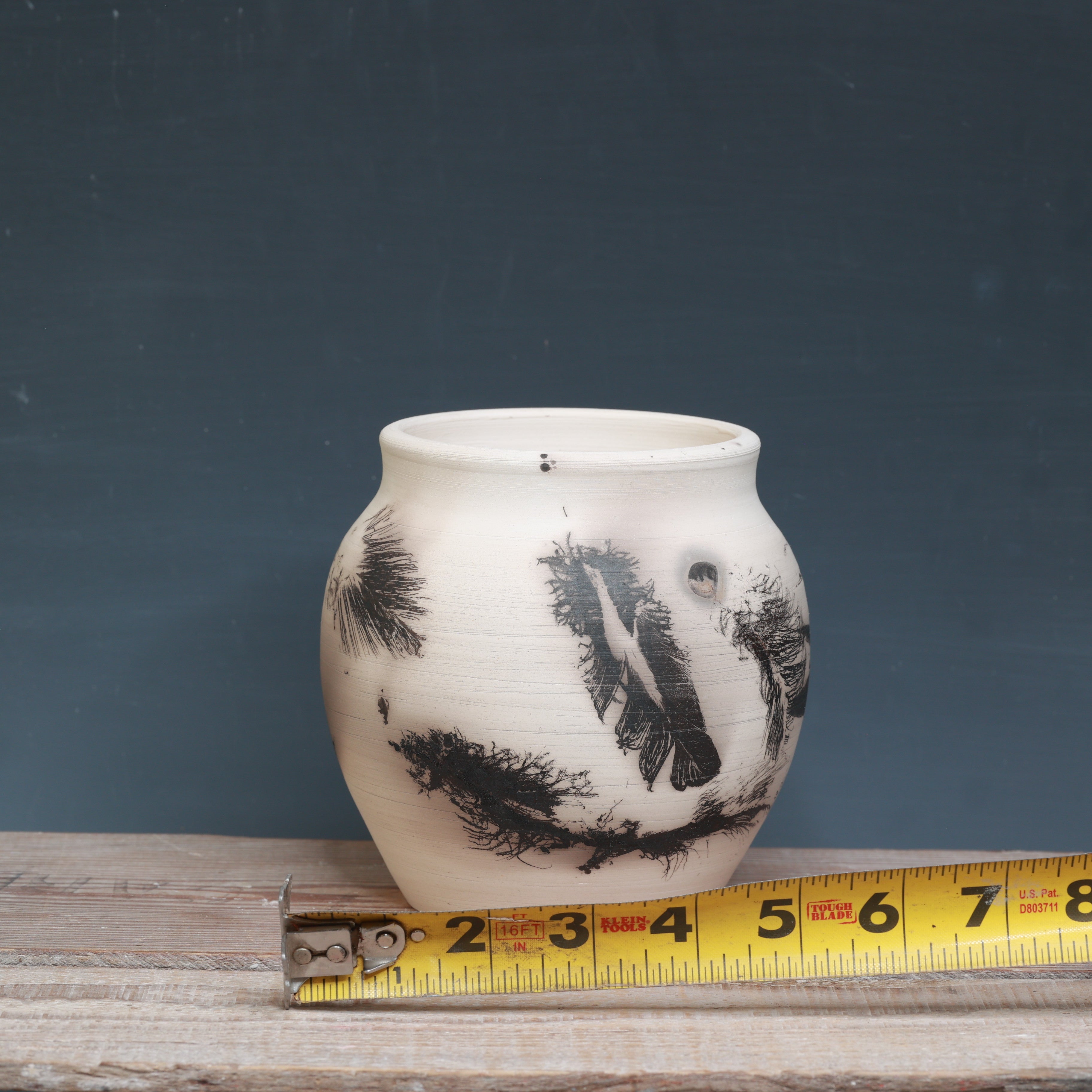 Raku Vase