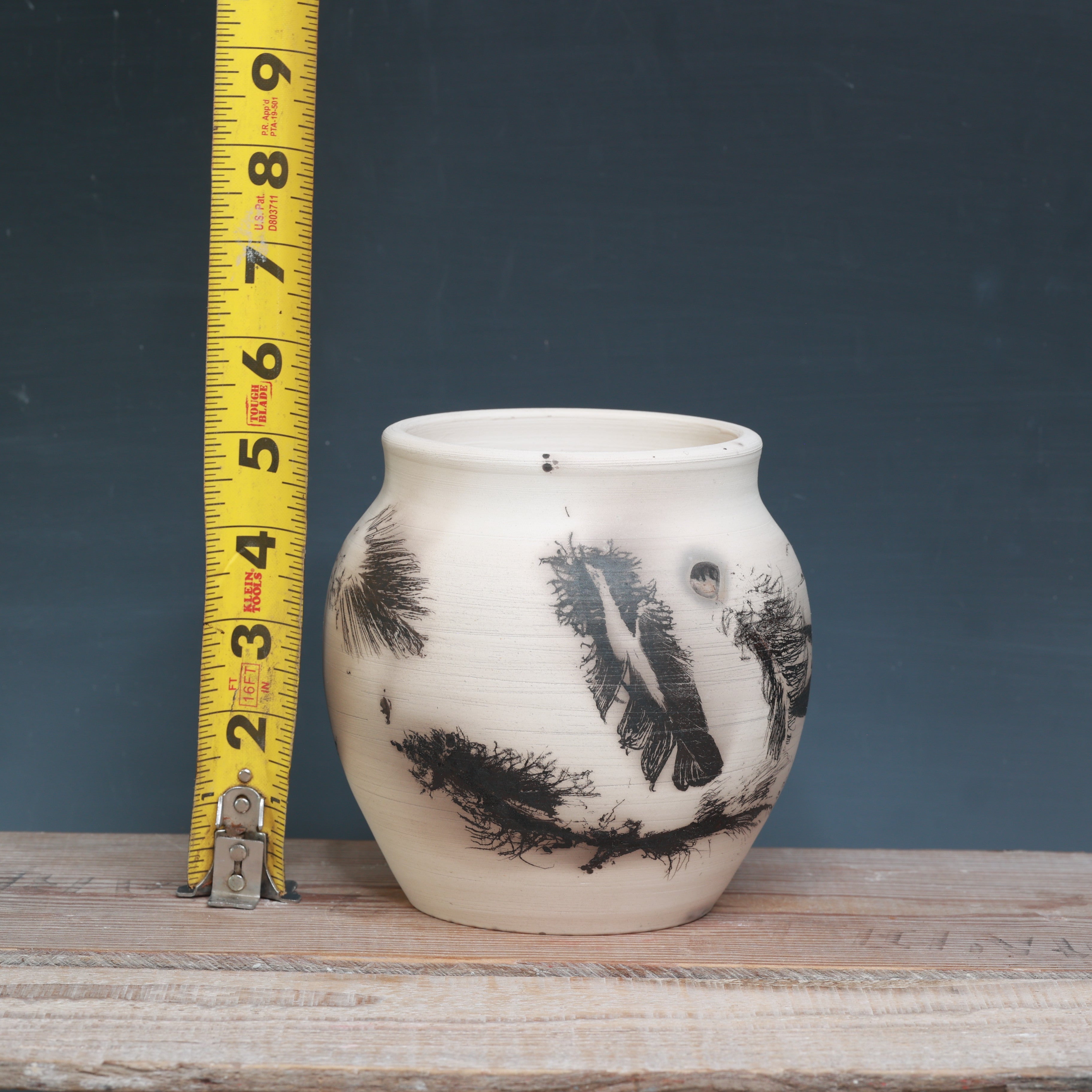 Raku Vase