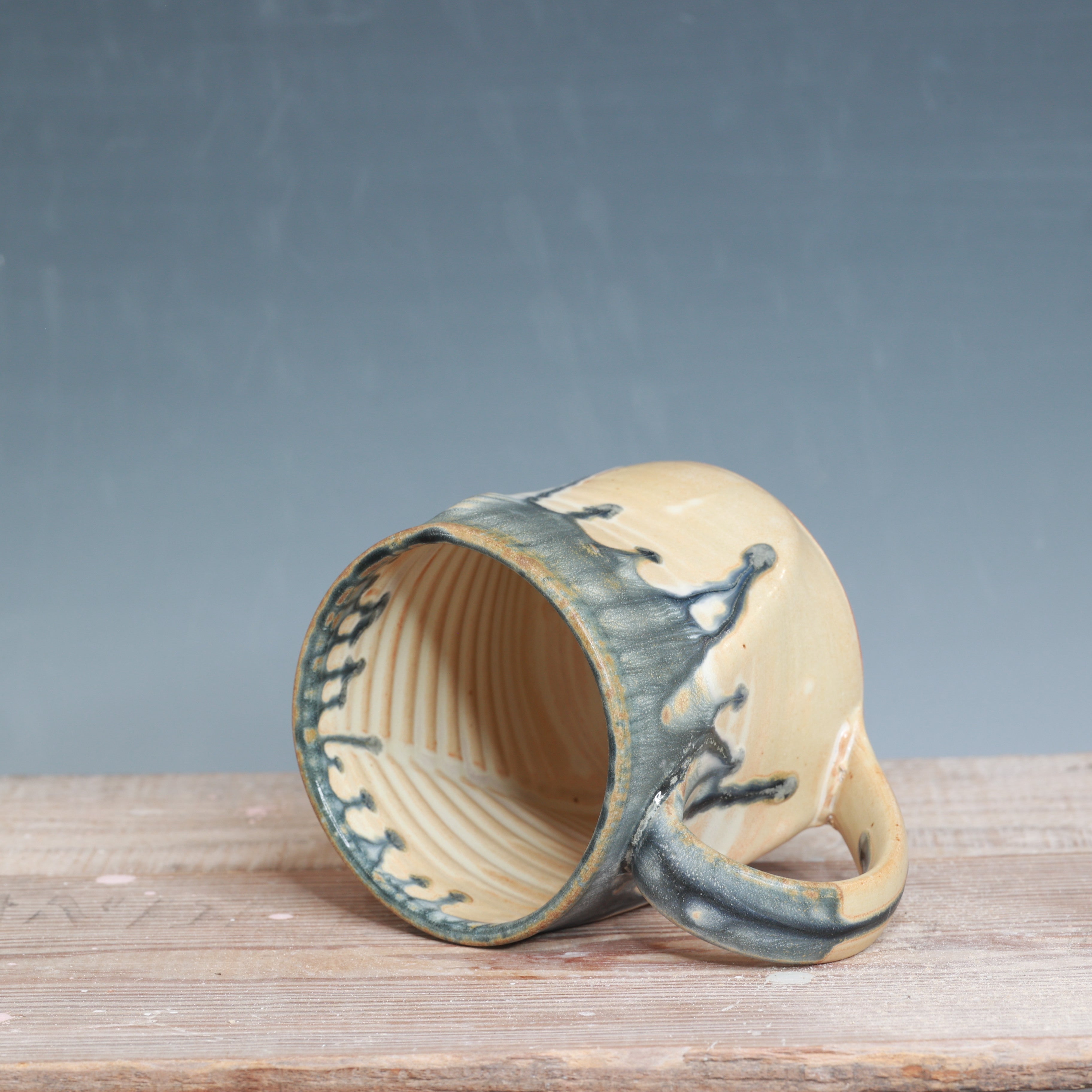 Salt and Blue Ash Mug 13-14 oz.