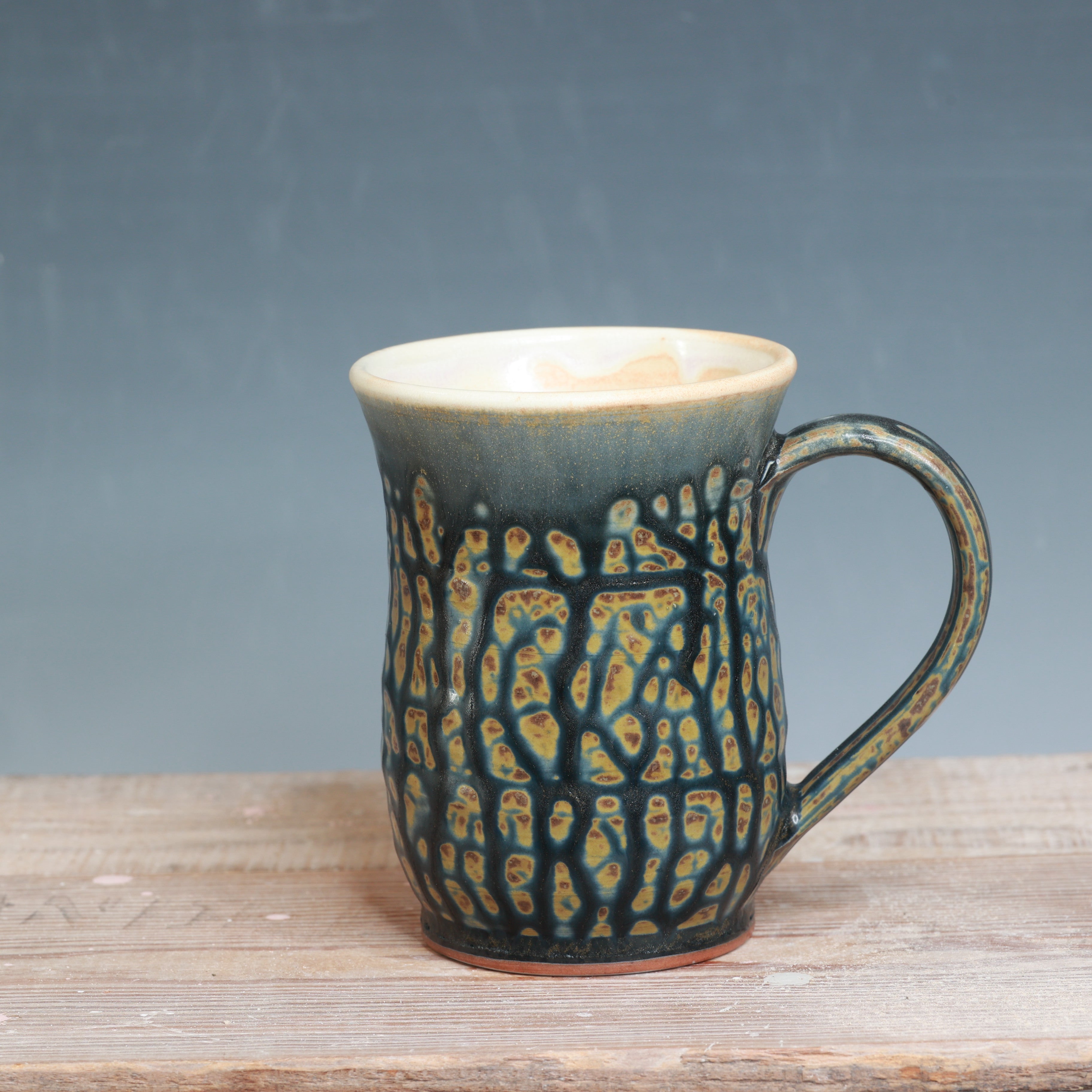 Blue Ash and Salt Mug 15 oz.