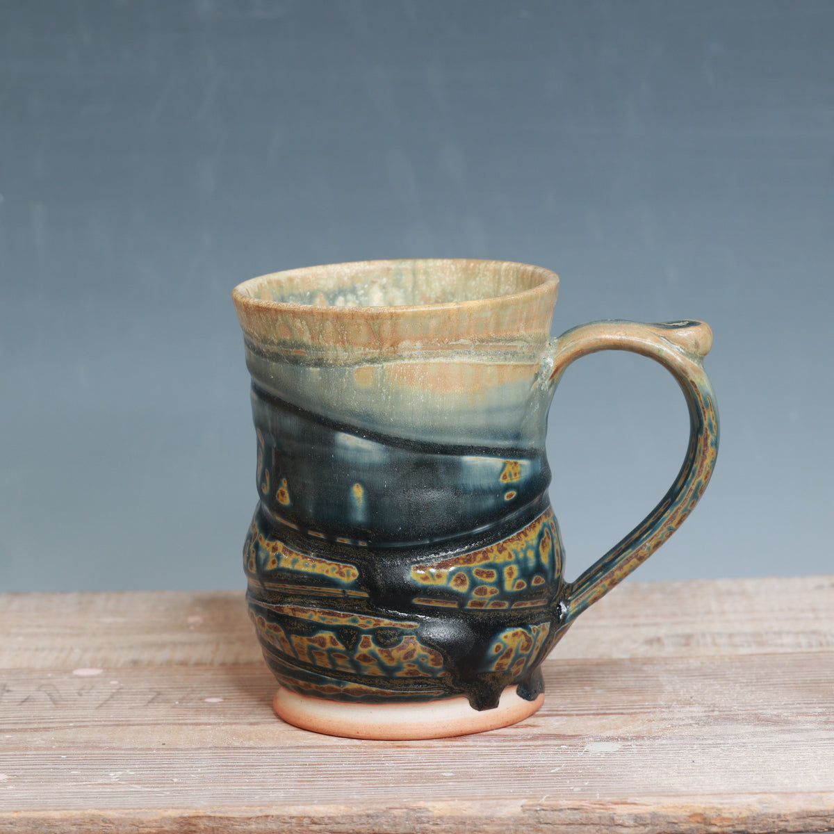 Blue Ash and Salt Mug 15-16 oz.