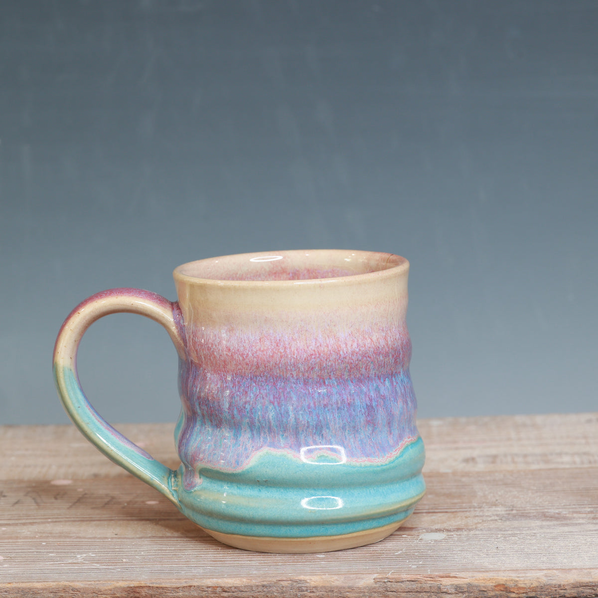 Raspberry Mist and Norse Blue Mug 13 oz.
