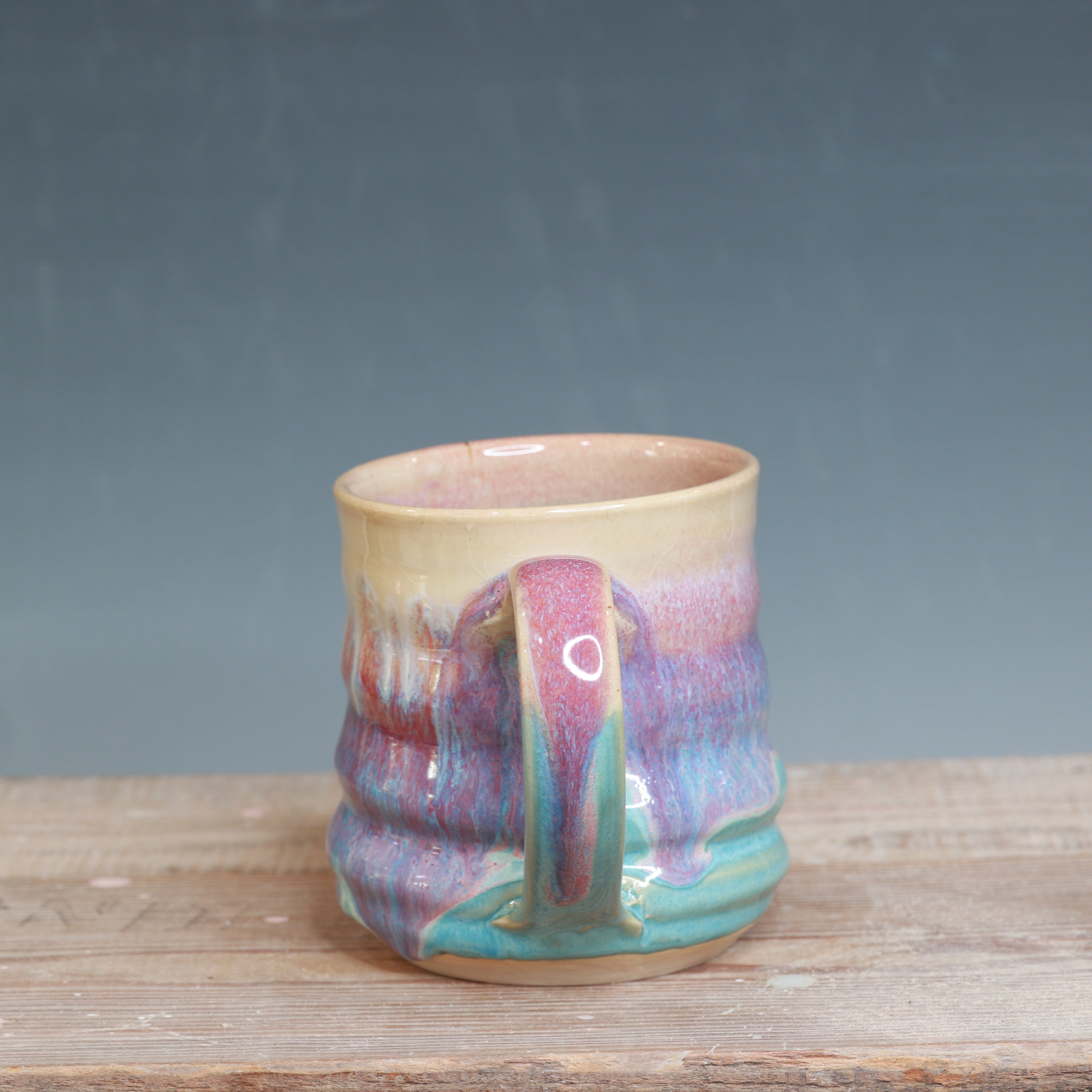 Raspberry Mist and Norse Blue Mug 13 oz.