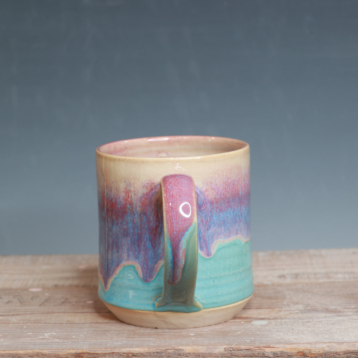 Raspberry Mist and Norse Blue Mug 14-17 oz.