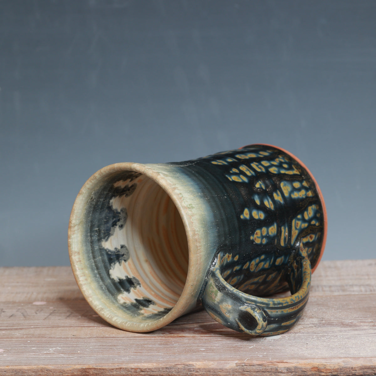 Blue Ash and Salt Mug 16 oz.